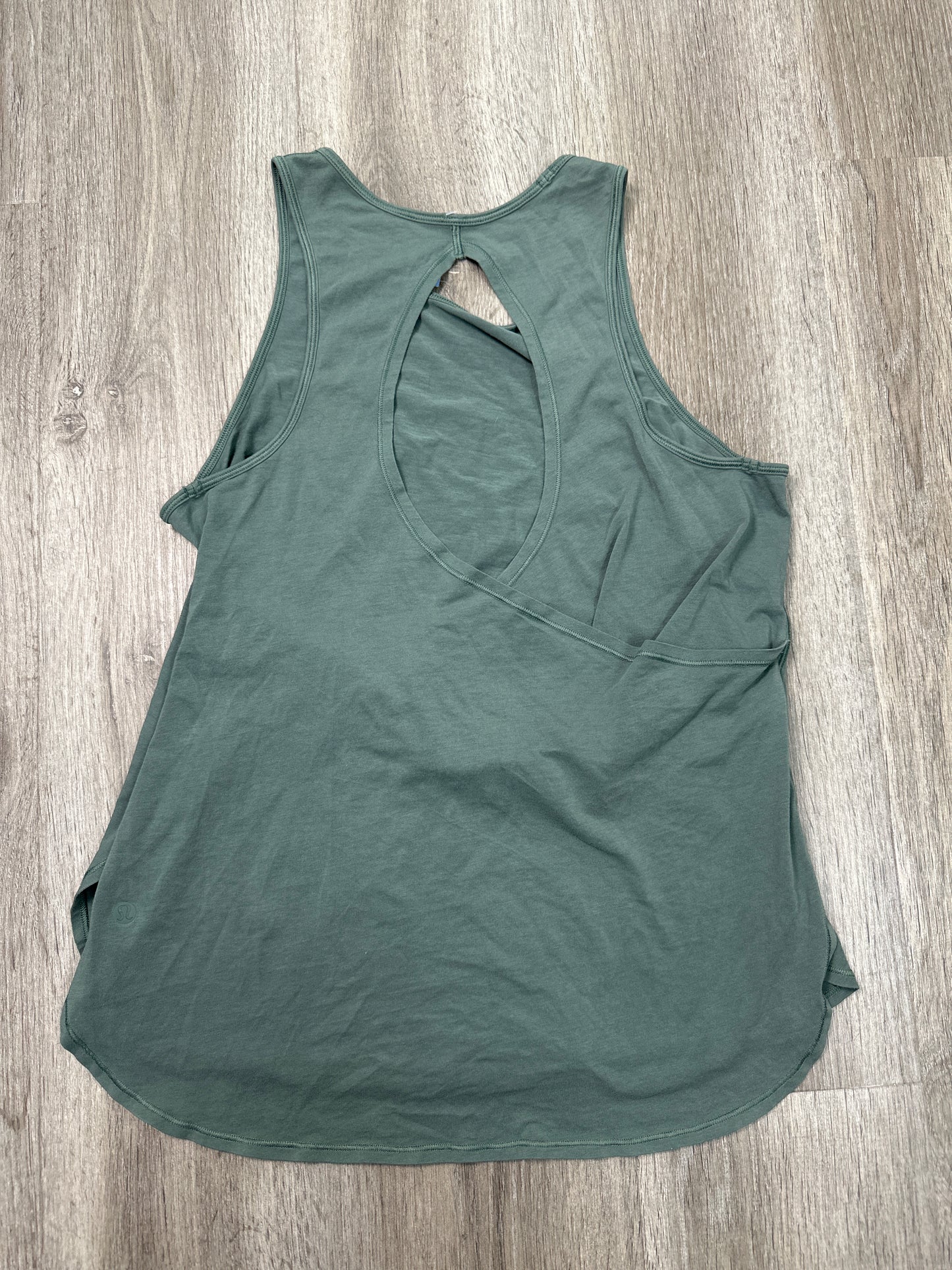 Athletic Tank Top By Lululemon In Green, Size: M