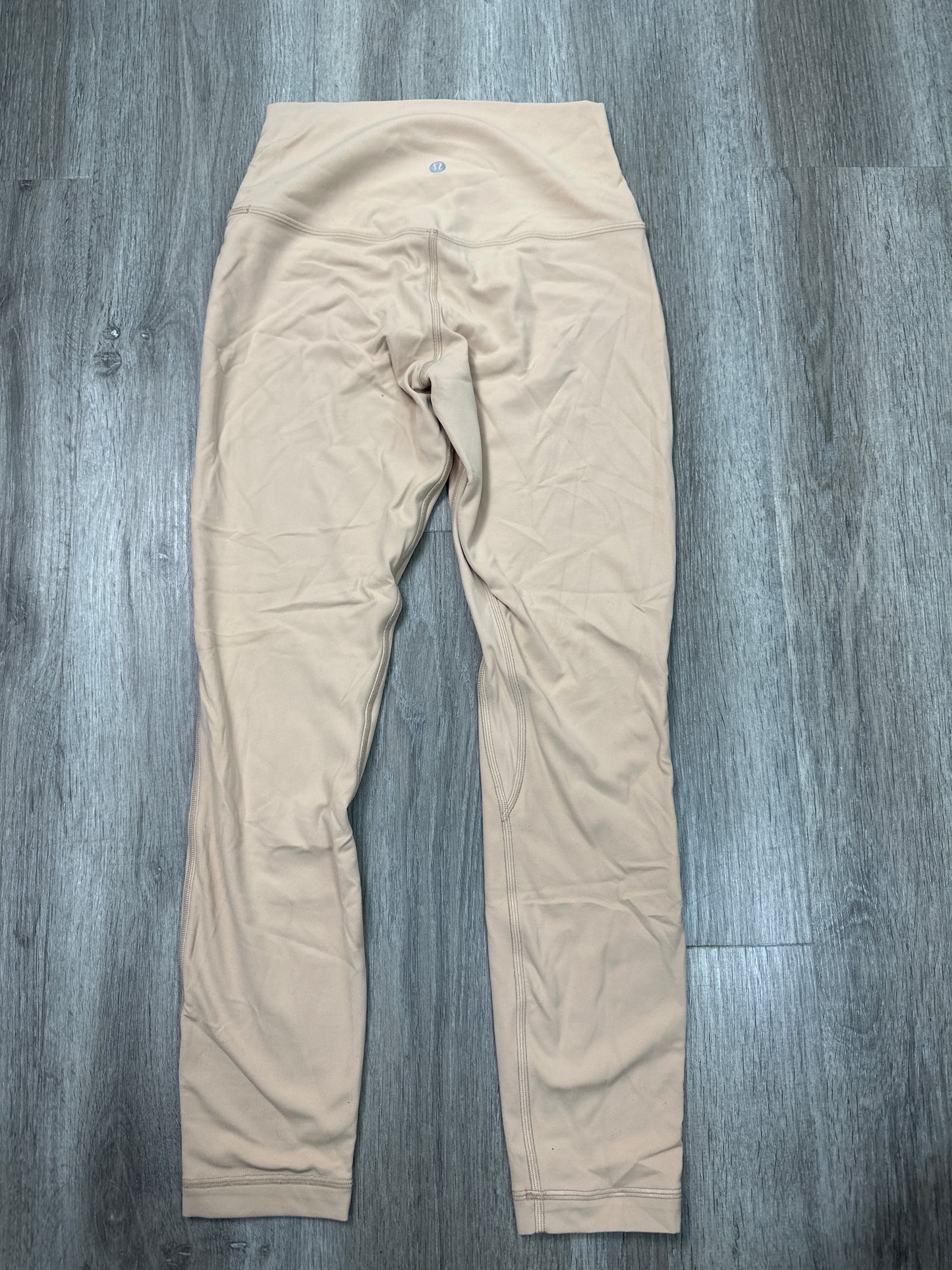 Athletic Leggings By Lululemon In Tan, Size: S