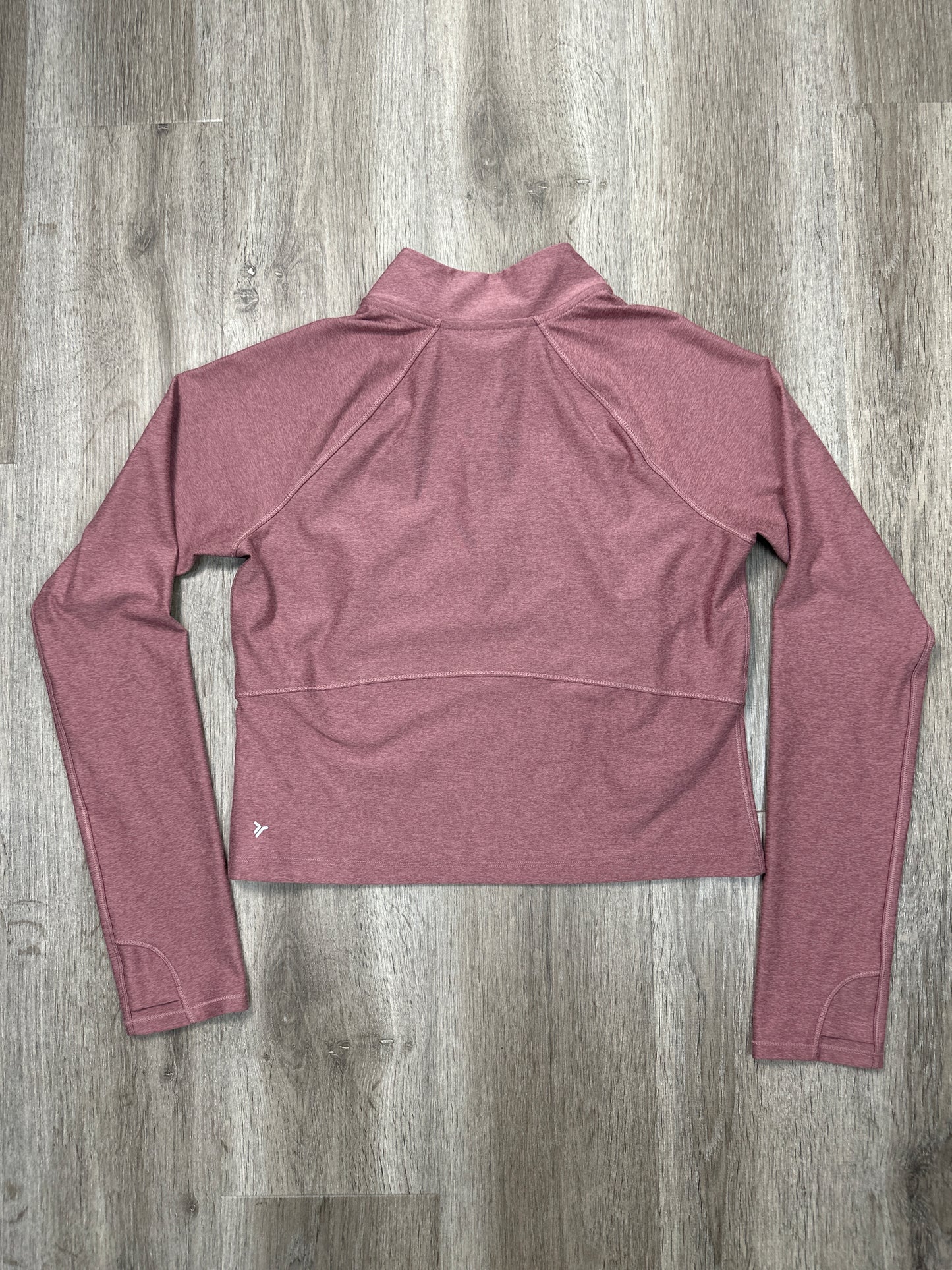 Athletic Top Long Sleeve Collar By Old Navy In Pink, Size: M