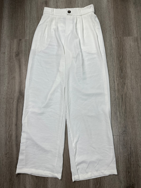 Pants Wide Leg By Monteau In White, Size: M