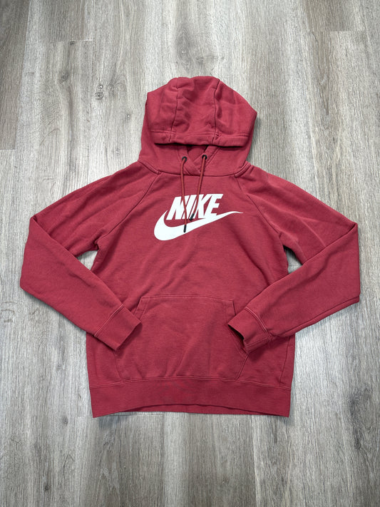 Athletic Sweatshirt Hoodie By Nike Apparel In Red, Size: Xs