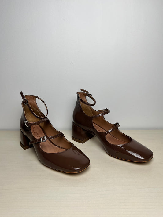 Shoes Heels Block By VICENZA In Brown, Size: 8