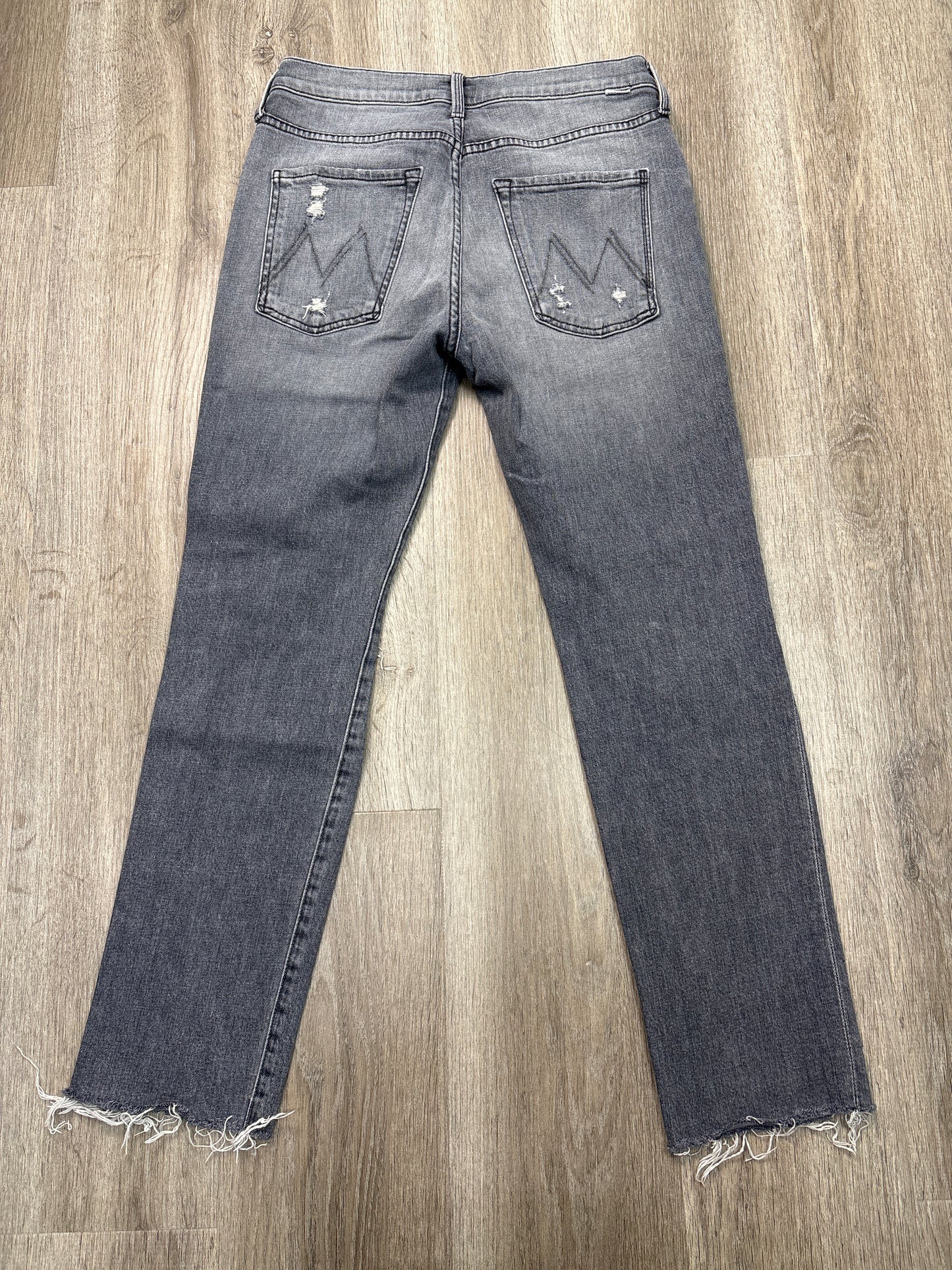 Jeans Skinny By Mother Jeans In Grey Denim, Size: 2