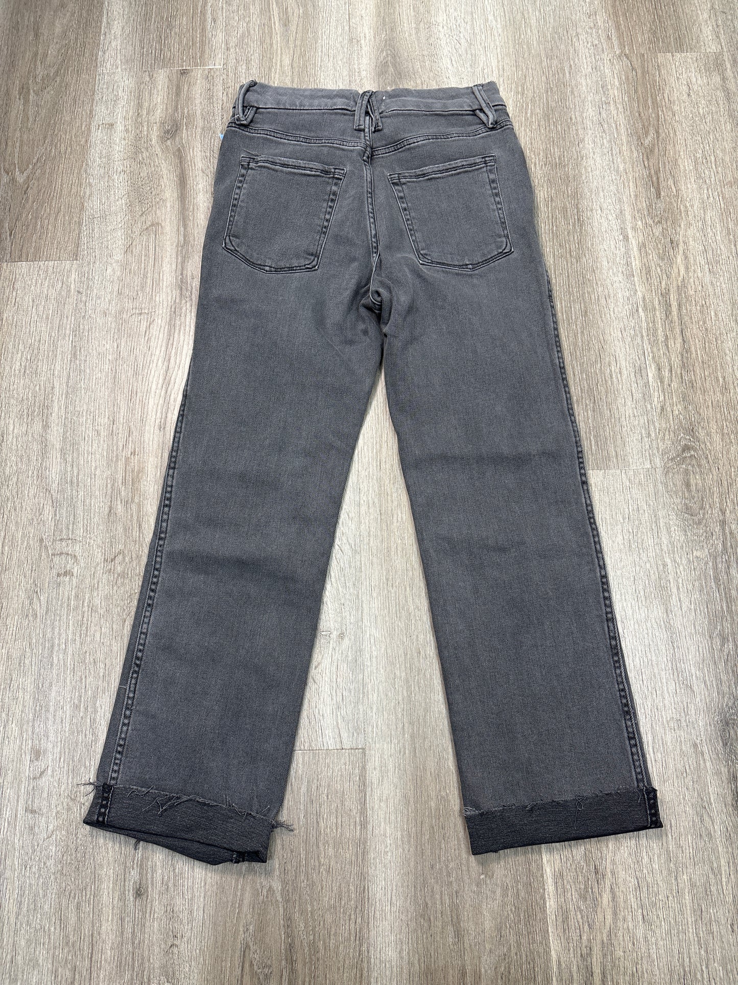 Jeans Boyfriend By Good American In Grey Denim, Size: 6