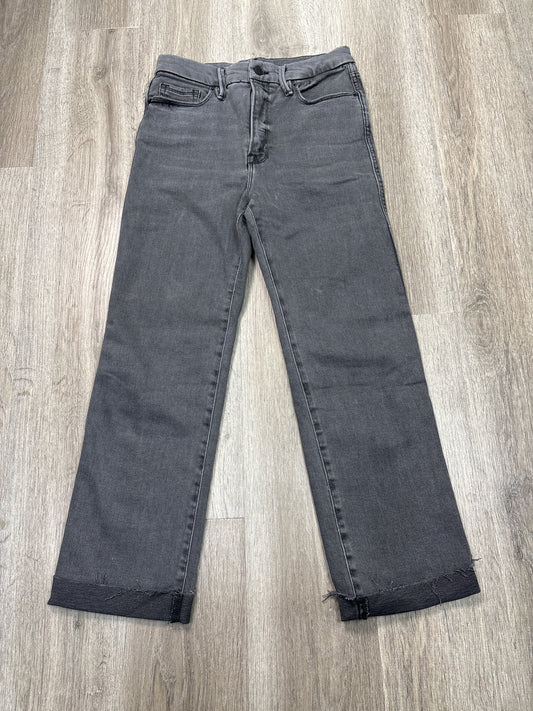 Jeans Boyfriend By Good American In Grey Denim, Size: 6