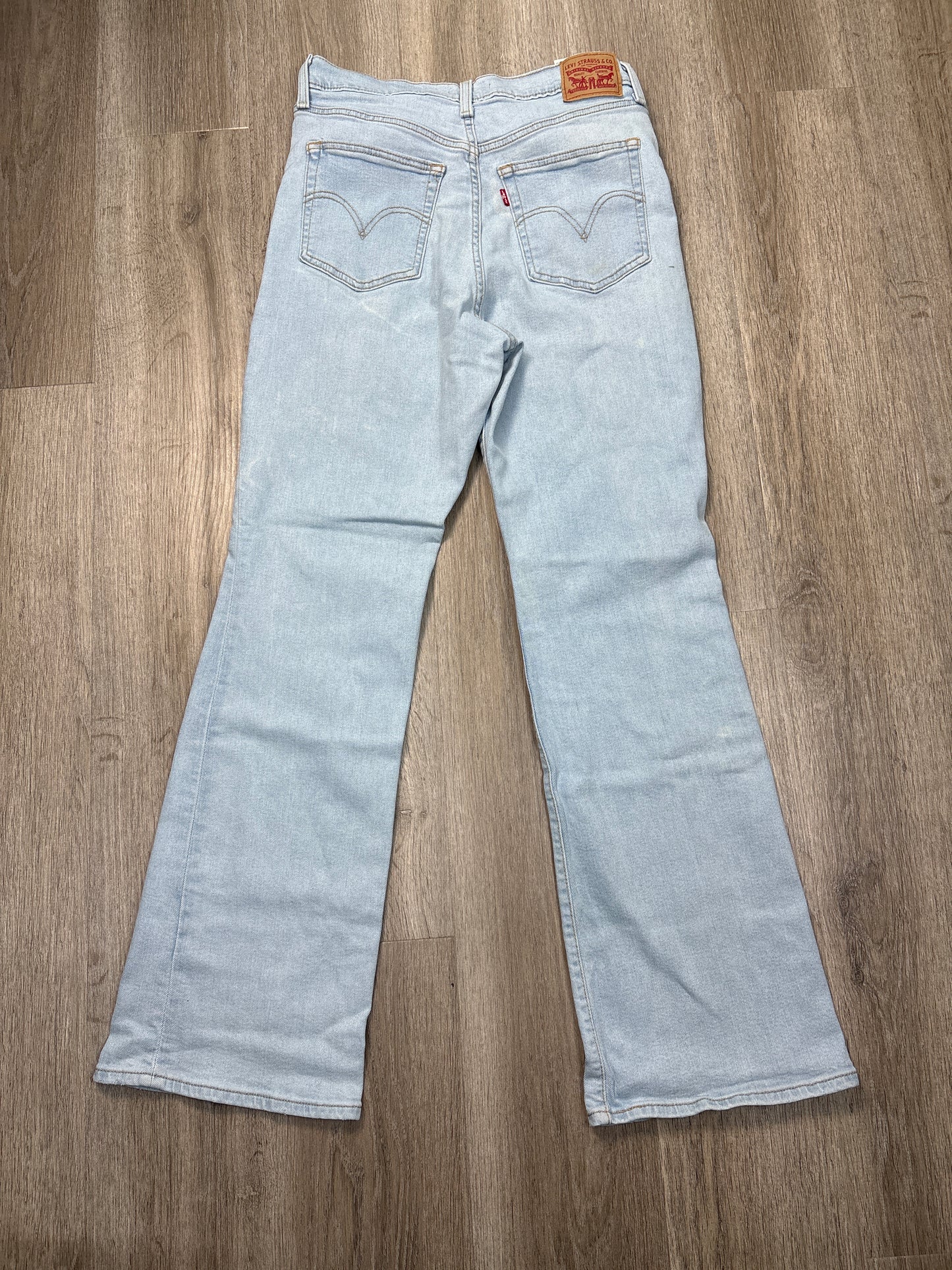 Jeans Boot Cut By Levis In Blue Denim, Size: 14