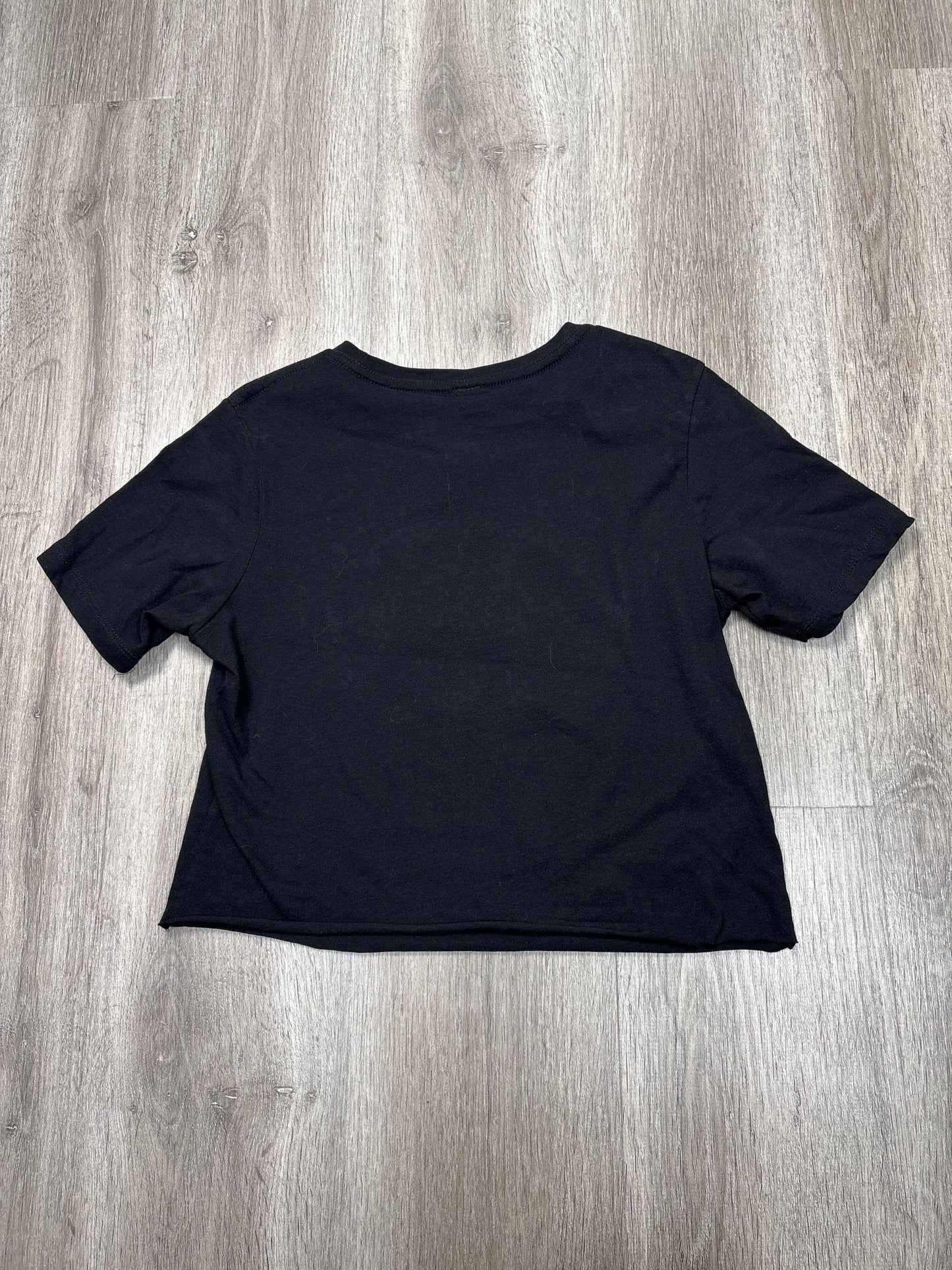 Top Short Sleeve By Sweet Claire In Black, Size: S