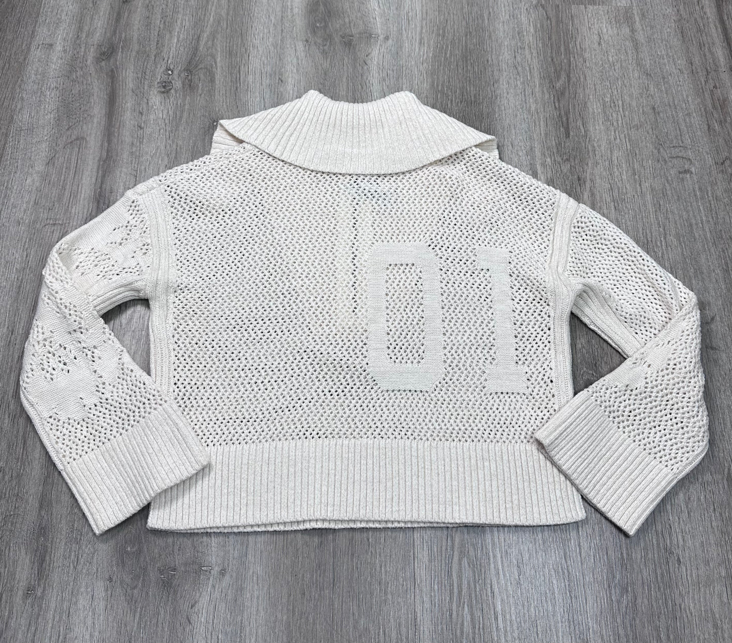 Sweater By Daily Practice By Anthropologie In White, Size: Xs