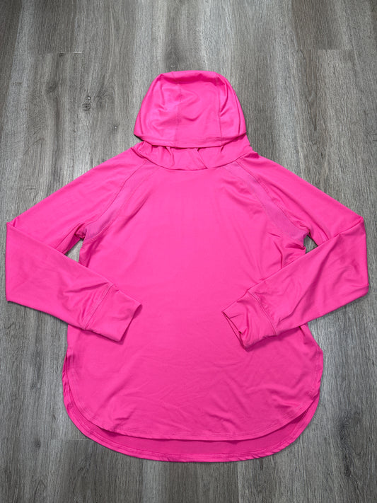 Athletic Top Long Sleeve Hoodie By Joe Fresh In Pink, Size: M