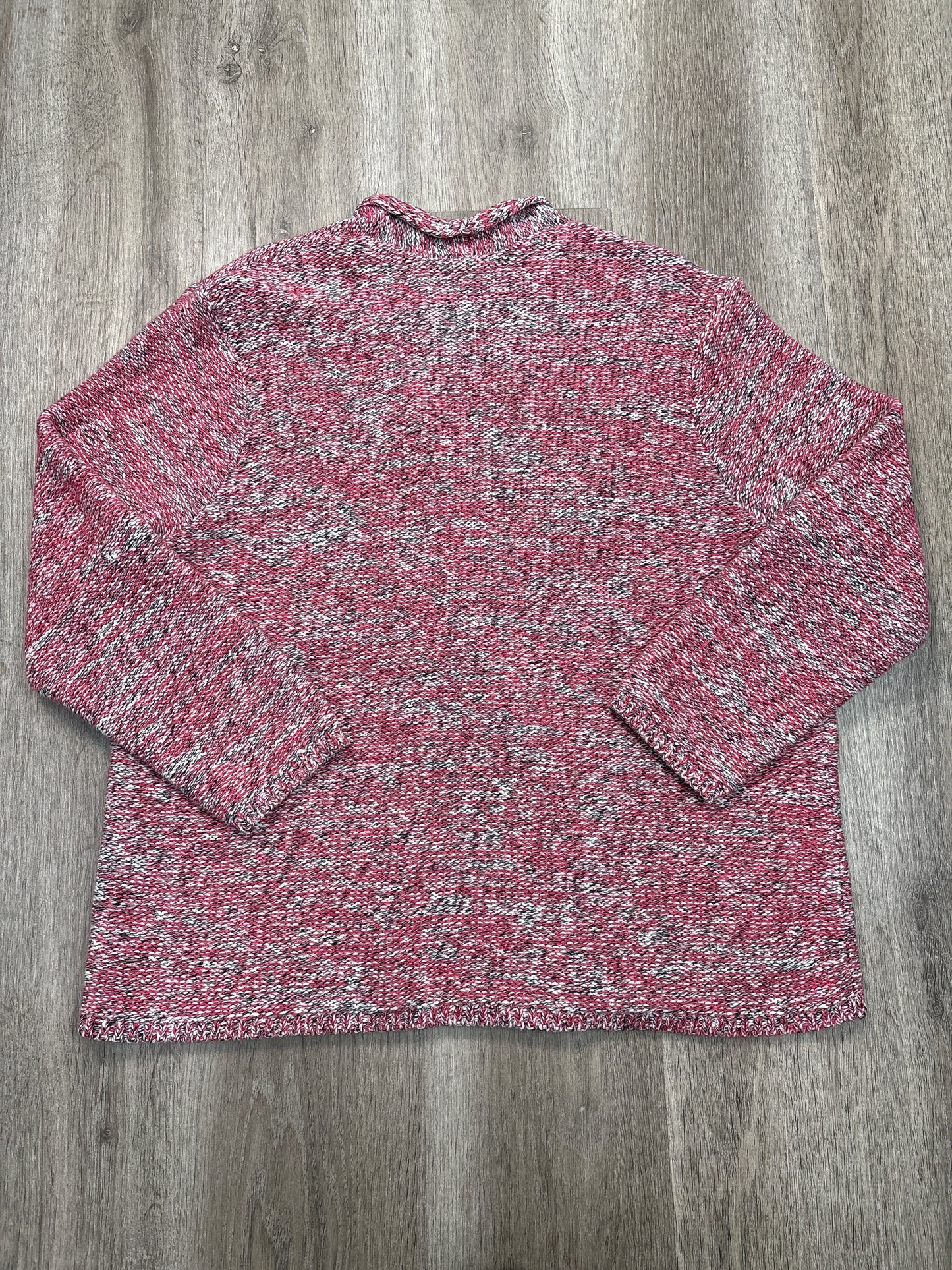 Cardigan By Pure Jill In Pink, Size: Lp