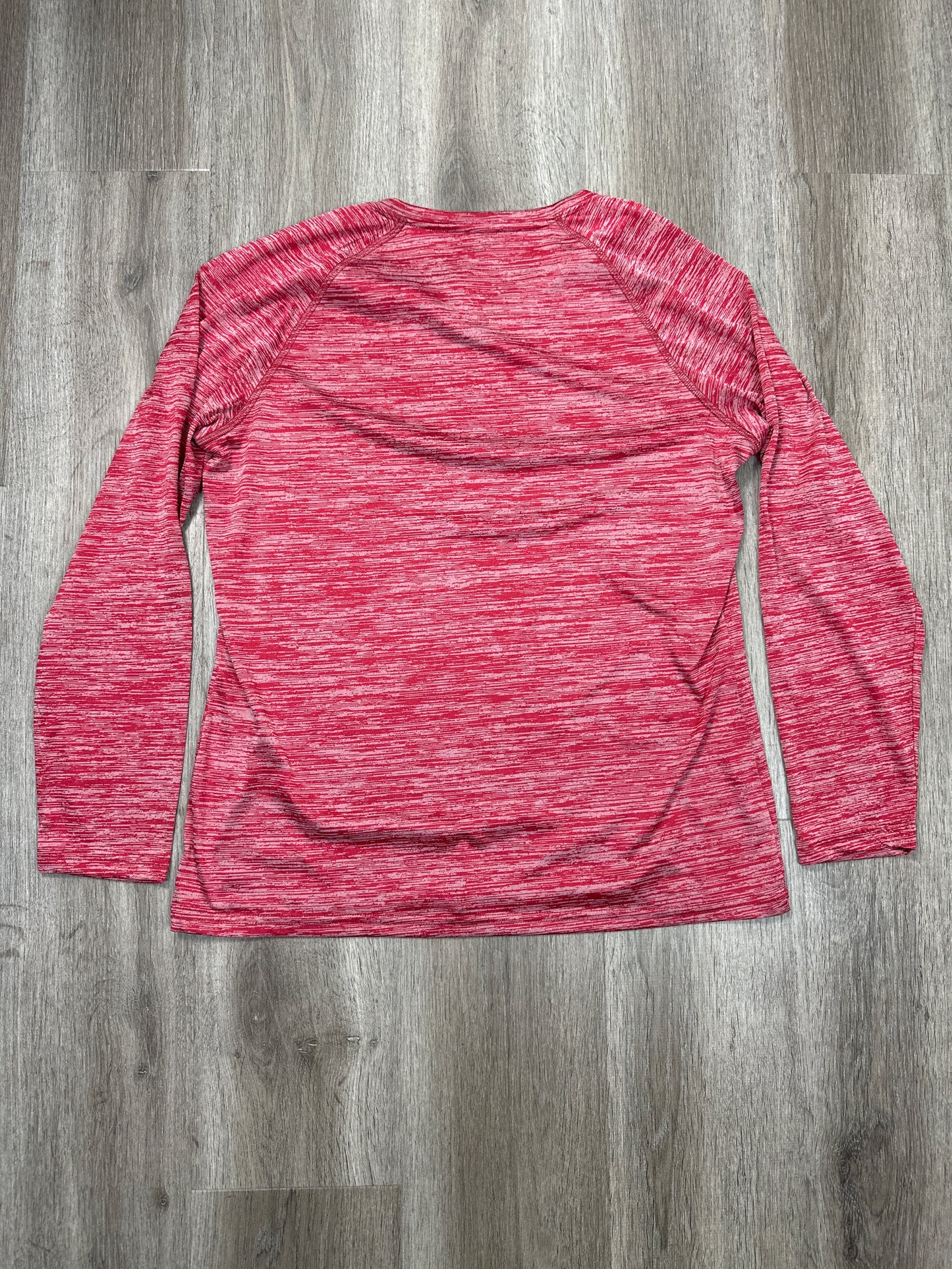 Top Long Sleeve By Dry Tek In Red, Size: Xl