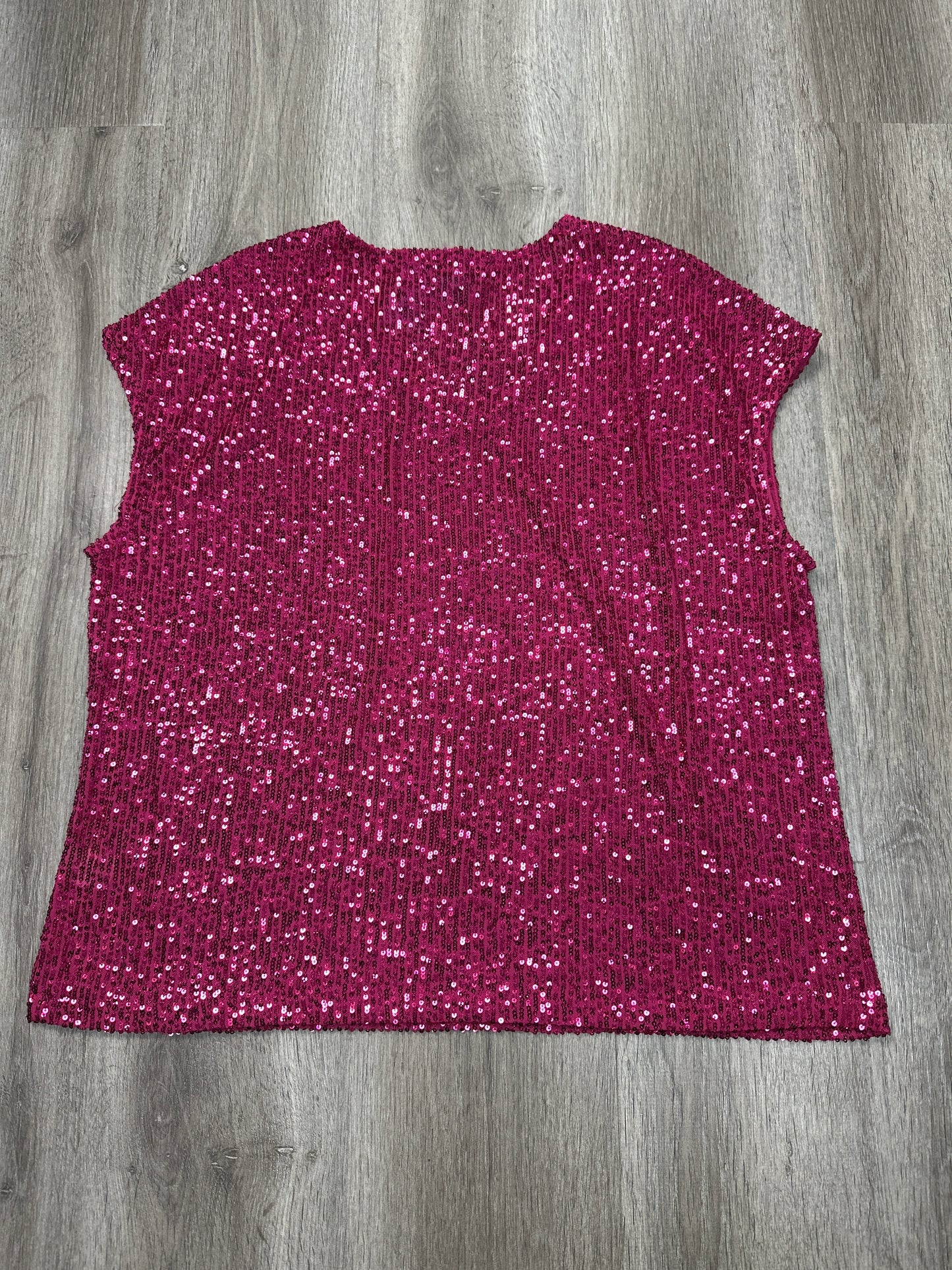 Top Sleeveless By Cece In Pink, Size: L