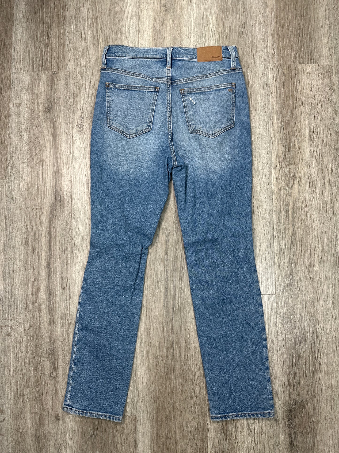 Jeans Straight By Madewell In Blue Denim, Size: 2