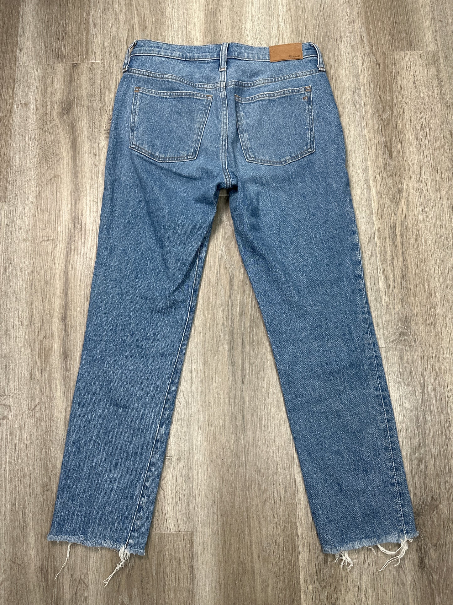 Jeans Straight By Madewell In Blue Denim, Size: 2