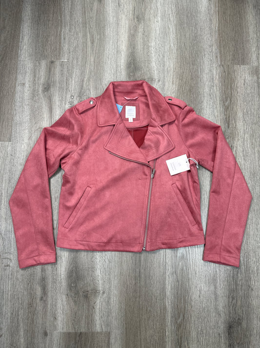 Jacket Moto By Lc Lauren Conrad In Pink, Size: M