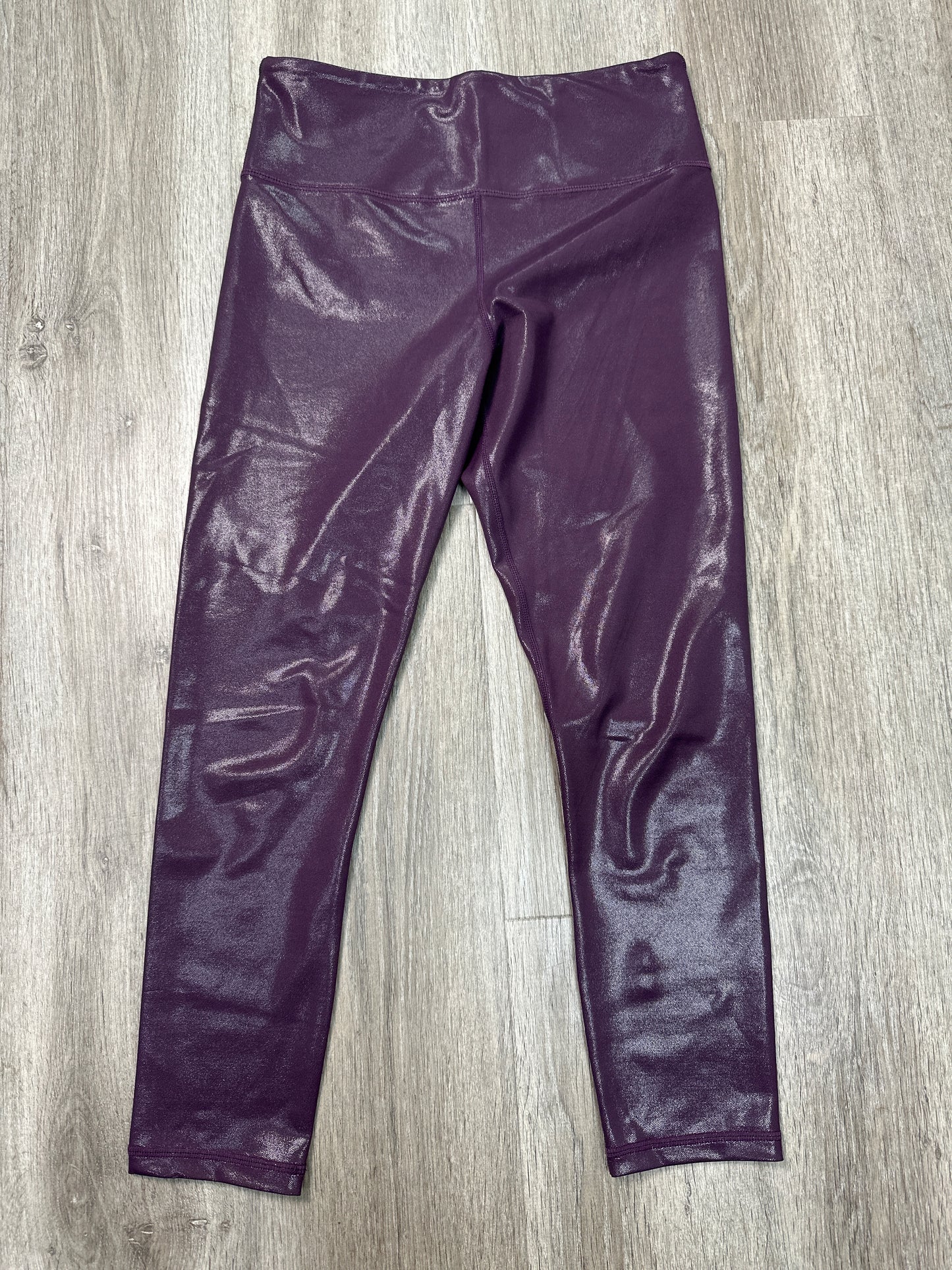 Athletic Leggings Capris By Zyia In Purple, Size: M