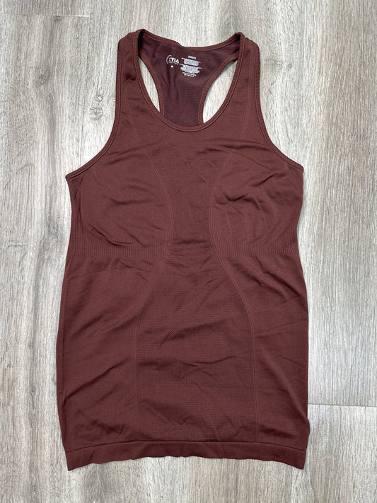 Athletic Tank Top By Zyia In Brown, Size: M