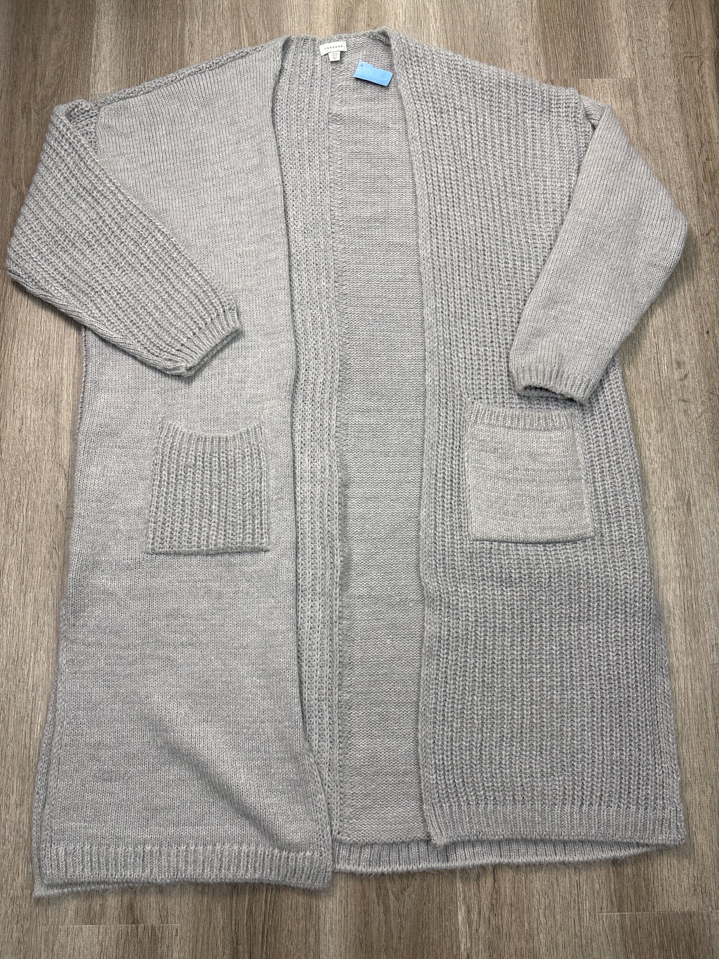 Cardigan By Top Shop In Grey, Size: Xl