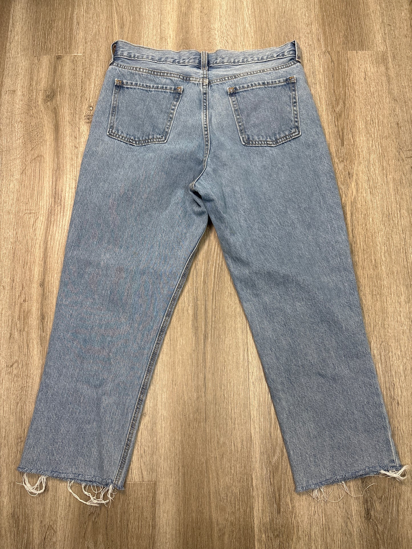 Jeans Straight By Old Navy In Blue Denim, Size: 10