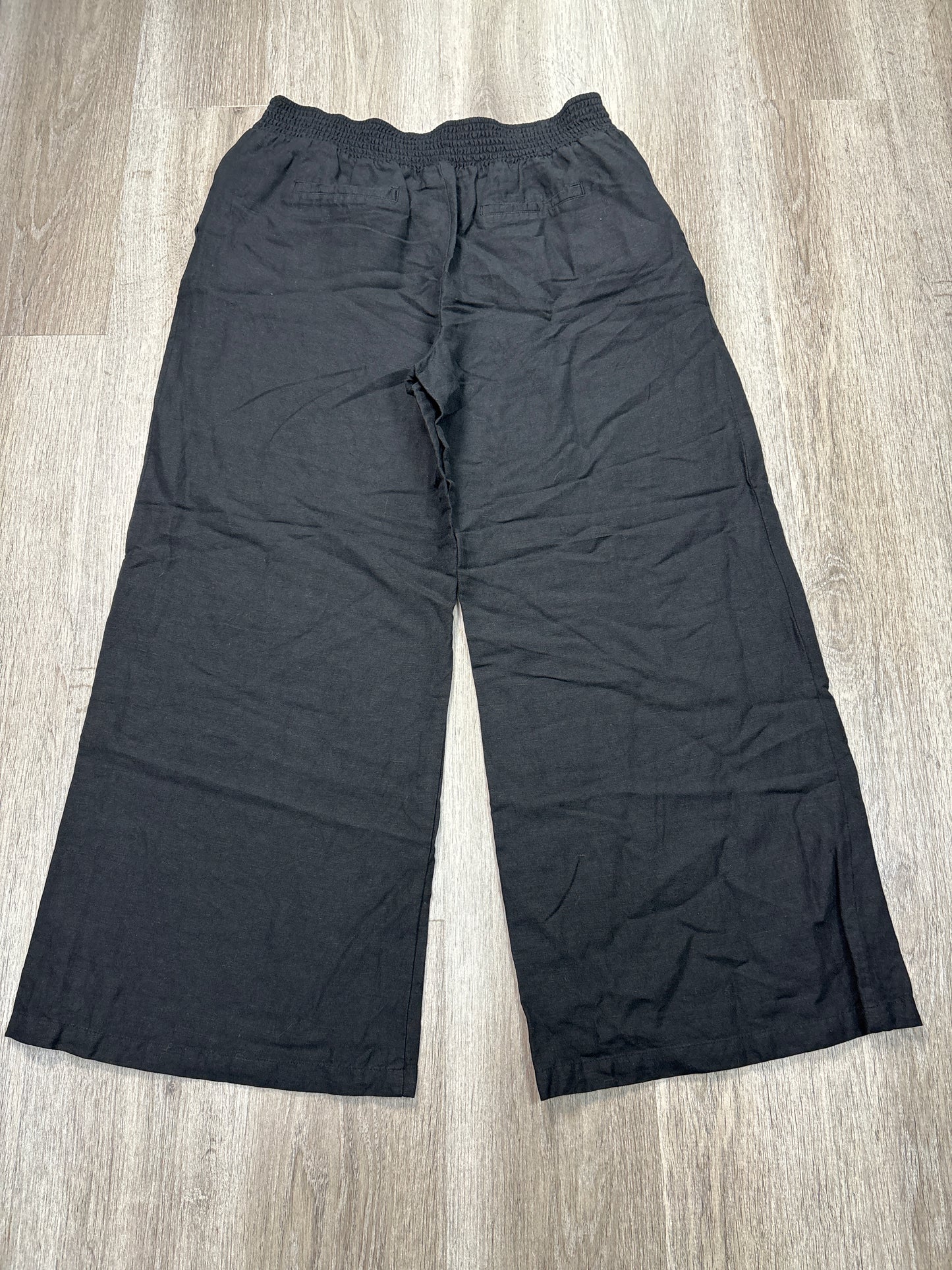 Pants Linen By A New Day In Black, Size: Xl