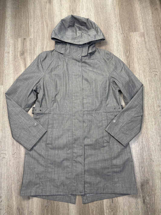 Jacket Windbreaker By Kirkland In Grey, Size: M