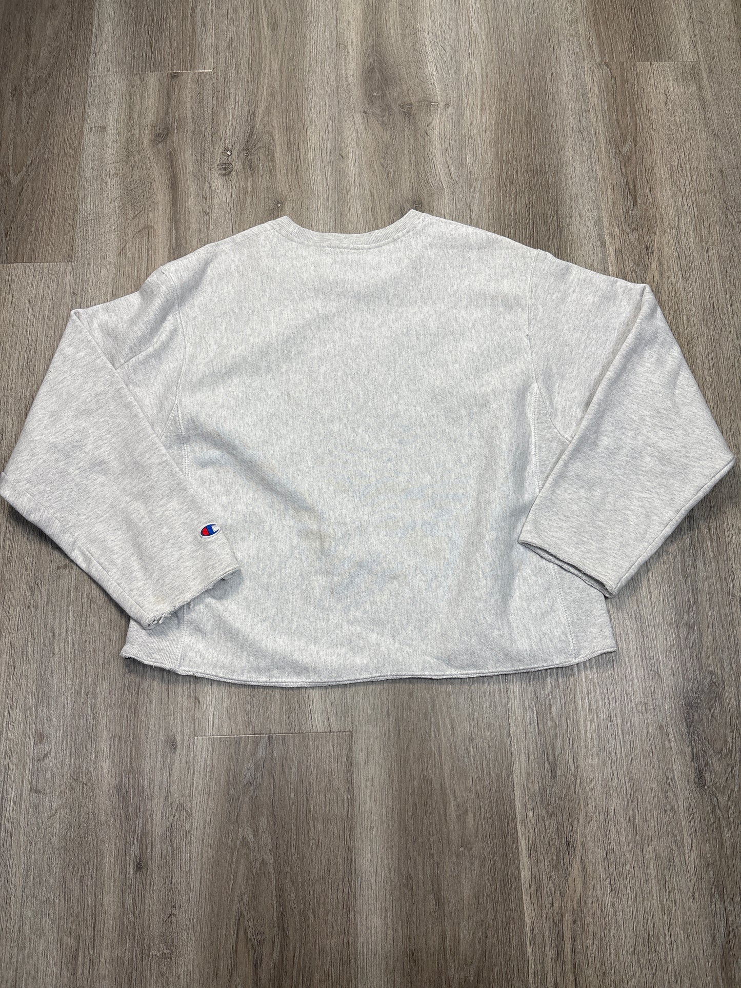 Sweatshirt Crewneck By Champion In Grey, Size: M