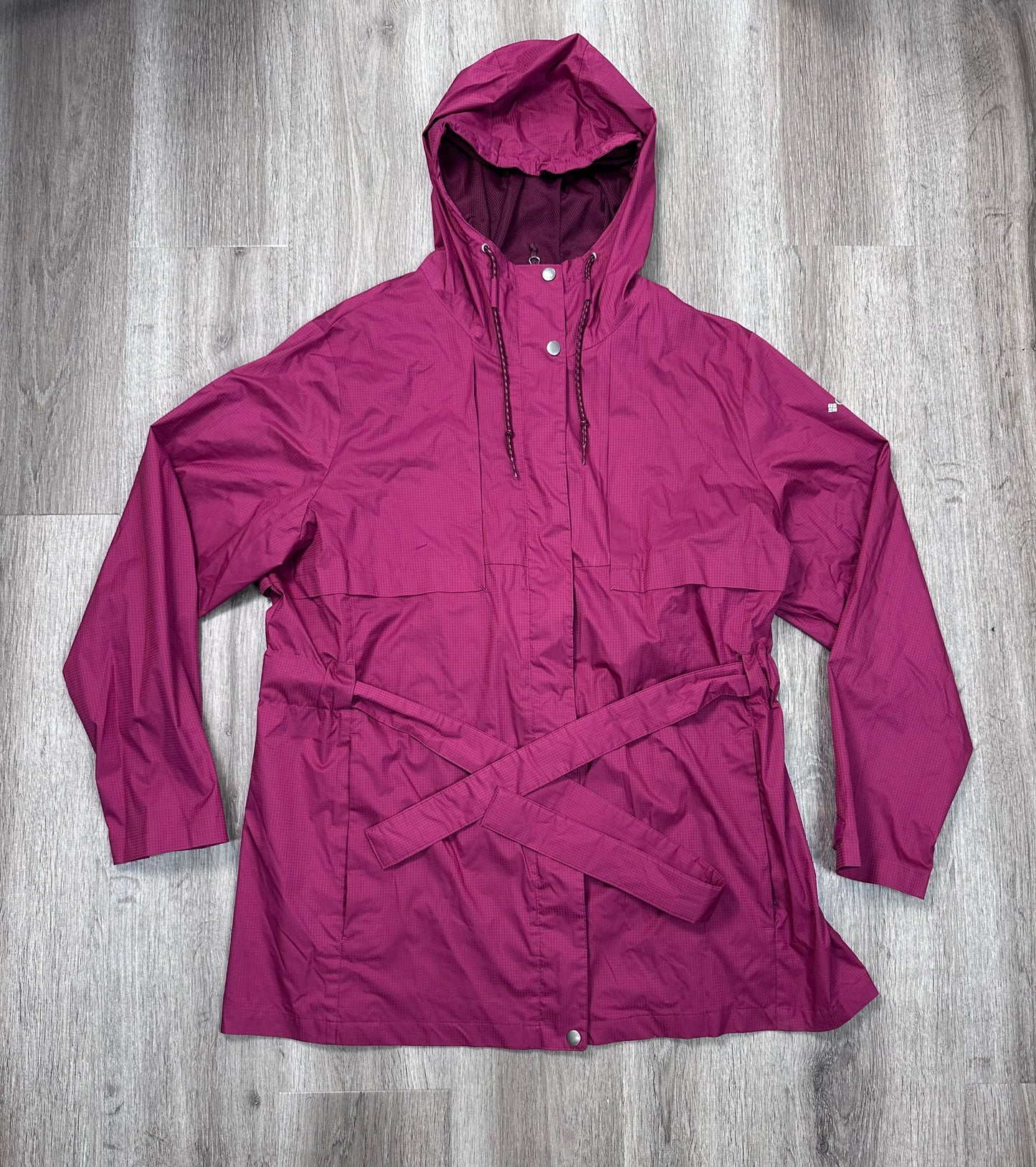 Jacket Windbreaker By Columbia In Pink, Size: 2x