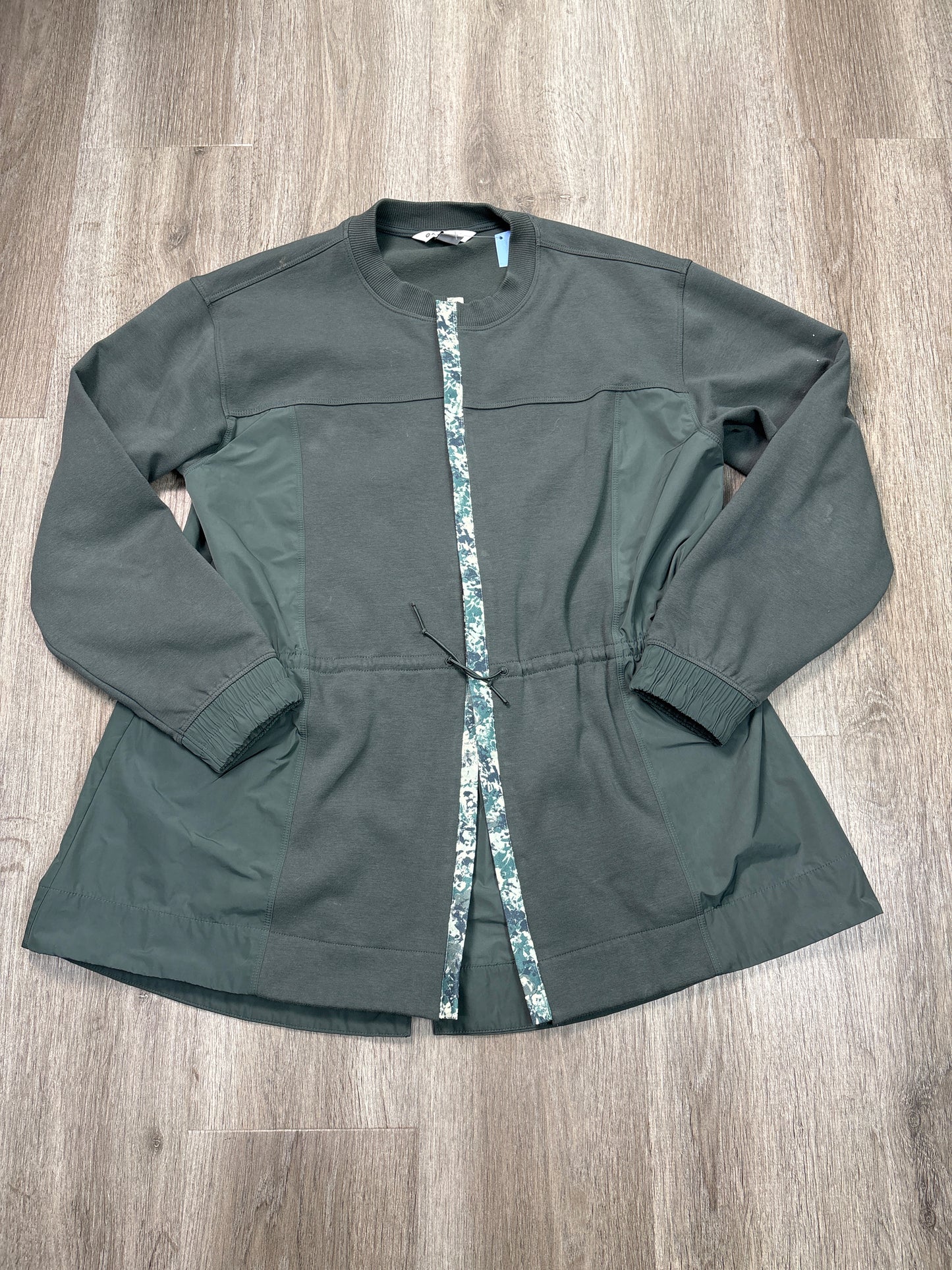 Jacket Windbreaker By Athleta In Green, Size: M