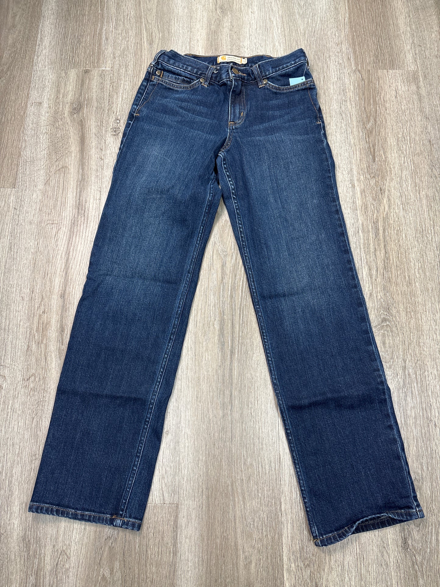 Jeans Flared By Carhartt In Blue Denim, Size: 2