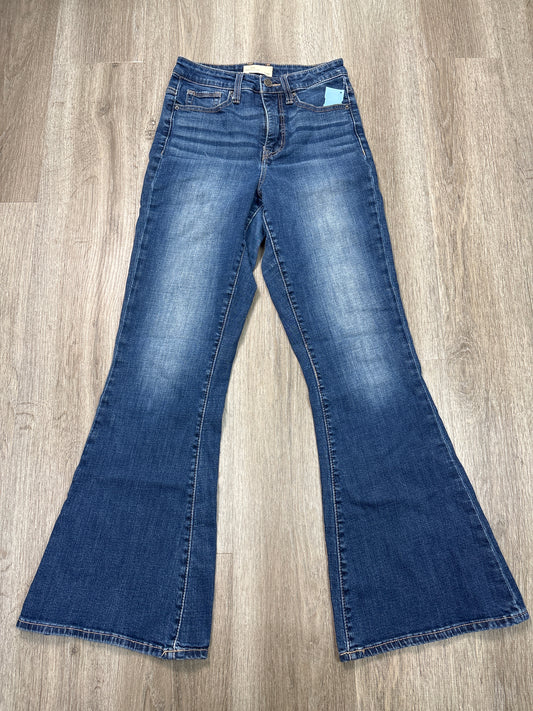 Jeans Flared By Clothes Mentor In Blue Denim, Size: 2