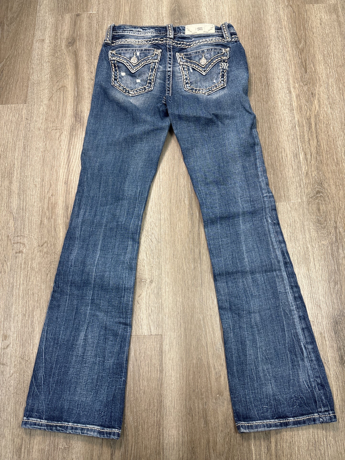 Jeans Boot Cut By Miss Me In Blue Denim, Size: 2