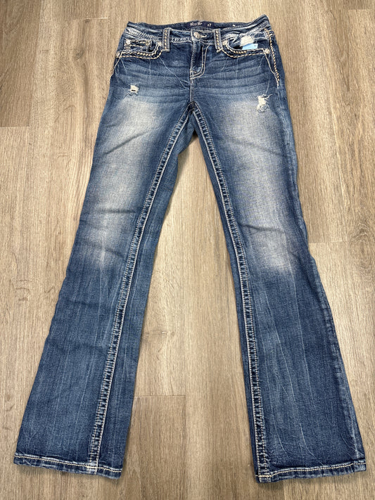 Jeans Boot Cut By Miss Me In Blue Denim, Size: 2