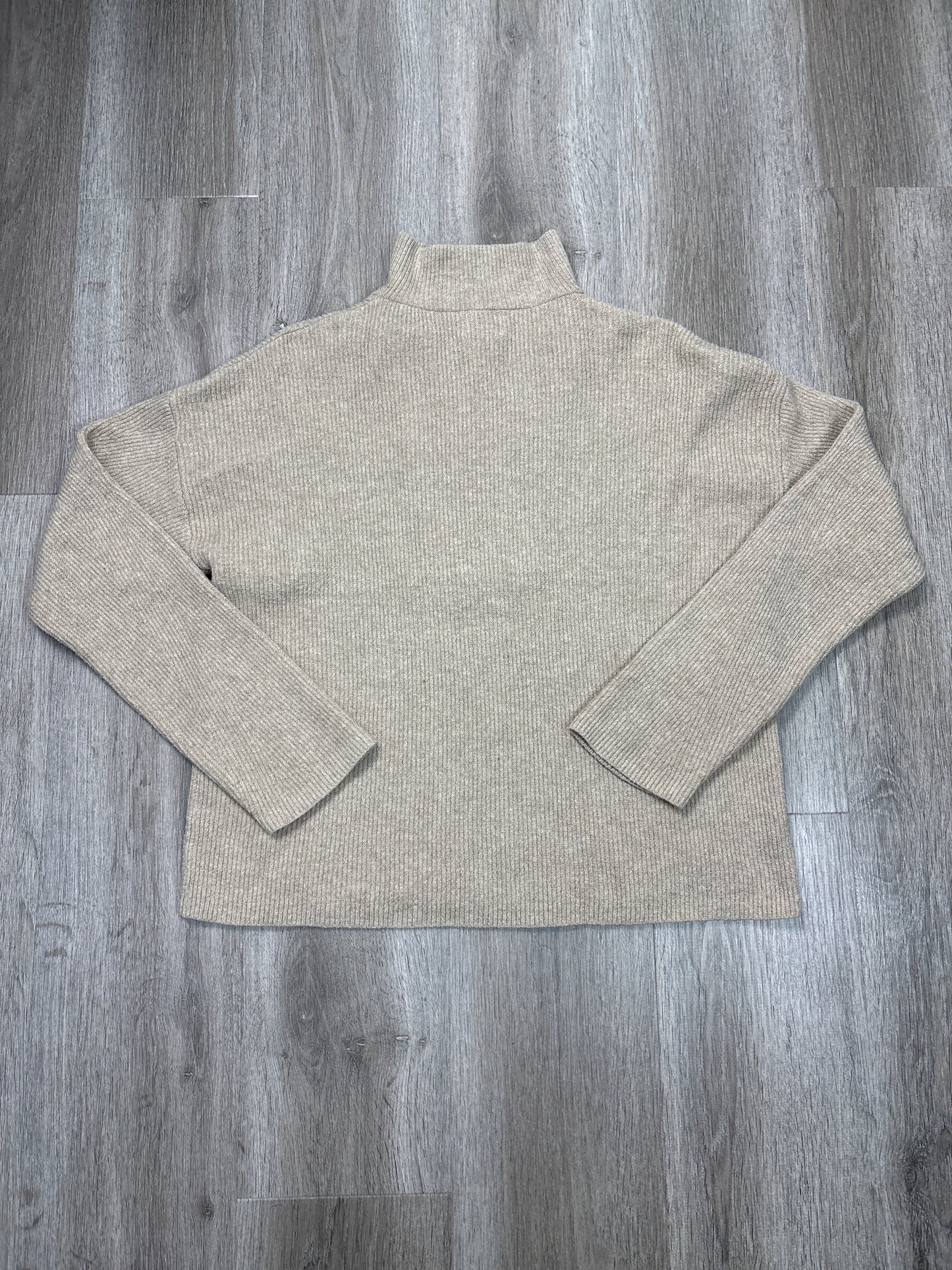 Sweatshirt Collar By Major Label Group In Tan, Size: L