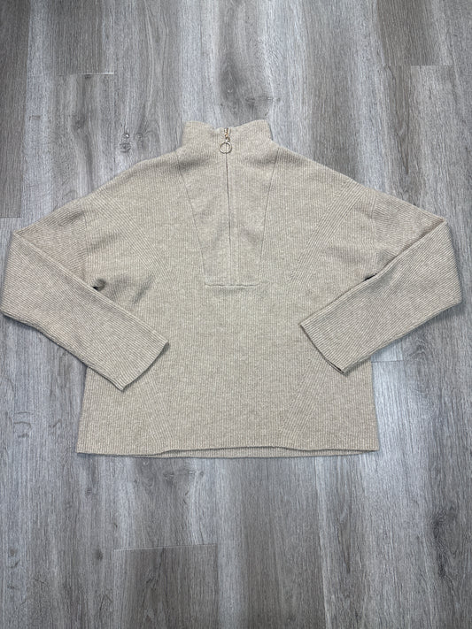 Sweatshirt Collar By Major Label Group In Tan, Size: L