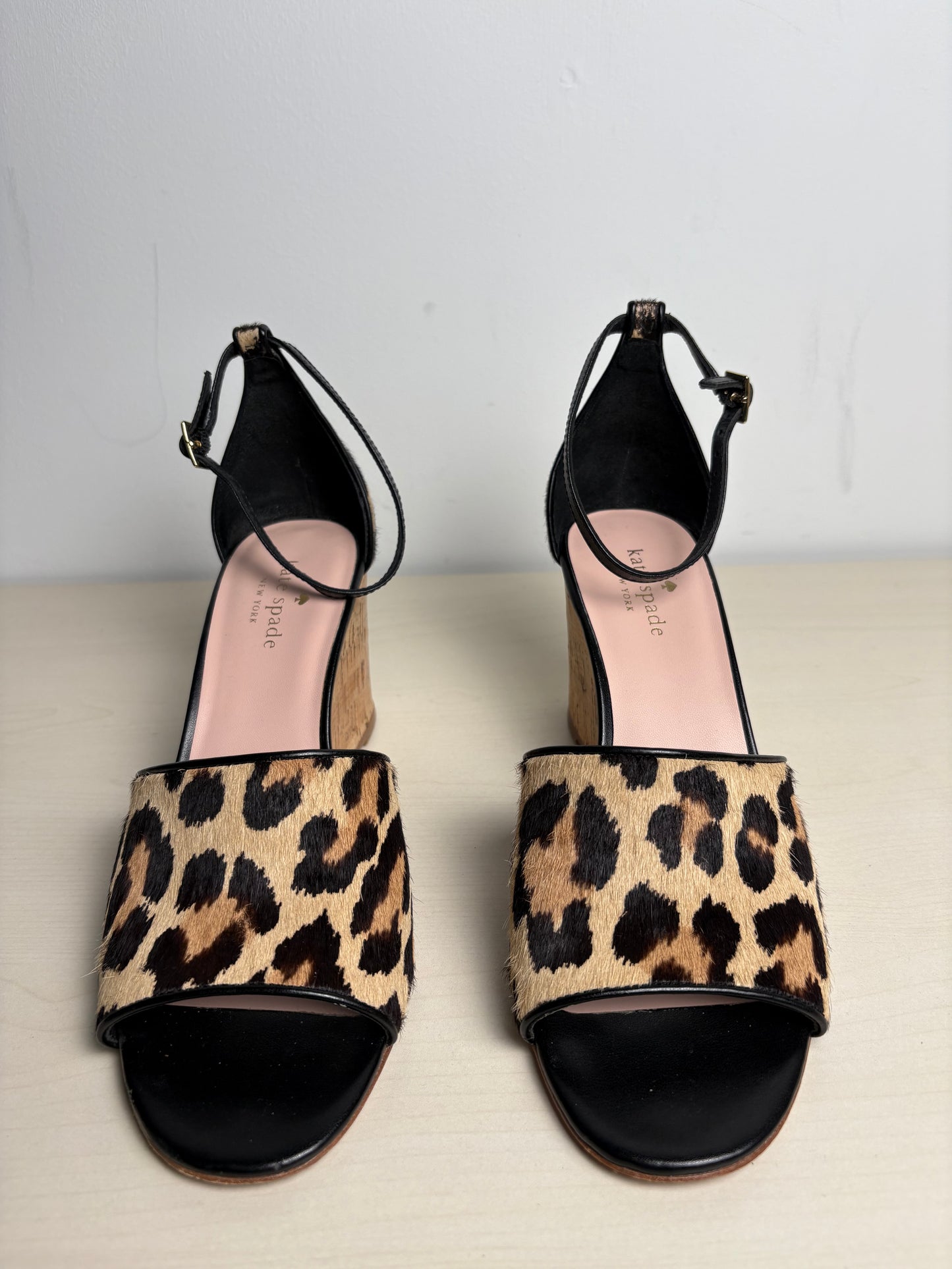 Sandals Designer By Kate Spade In Animal Print, Size: 8