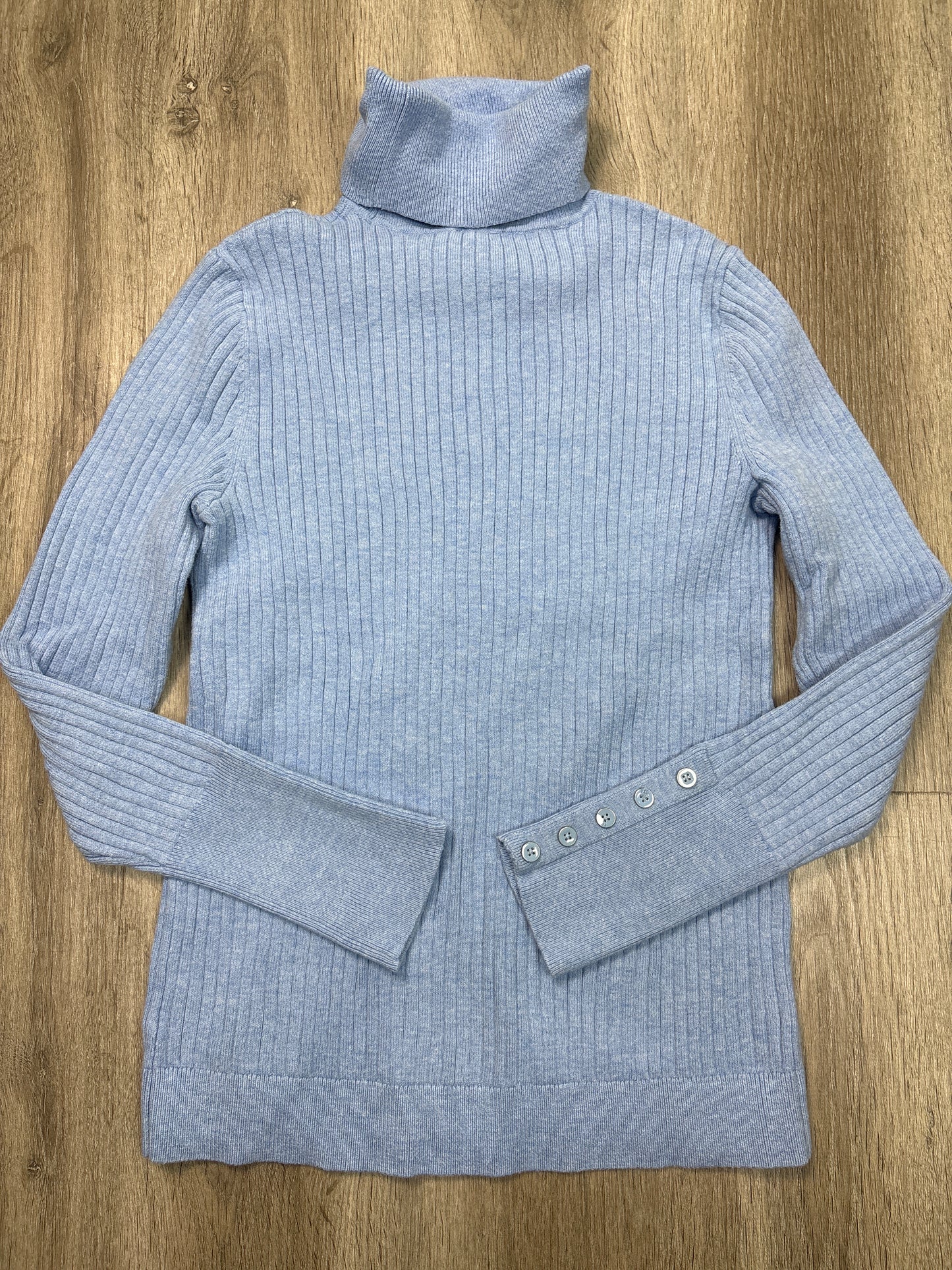 Top Long Sleeve By Talbots In Blue, Size: S