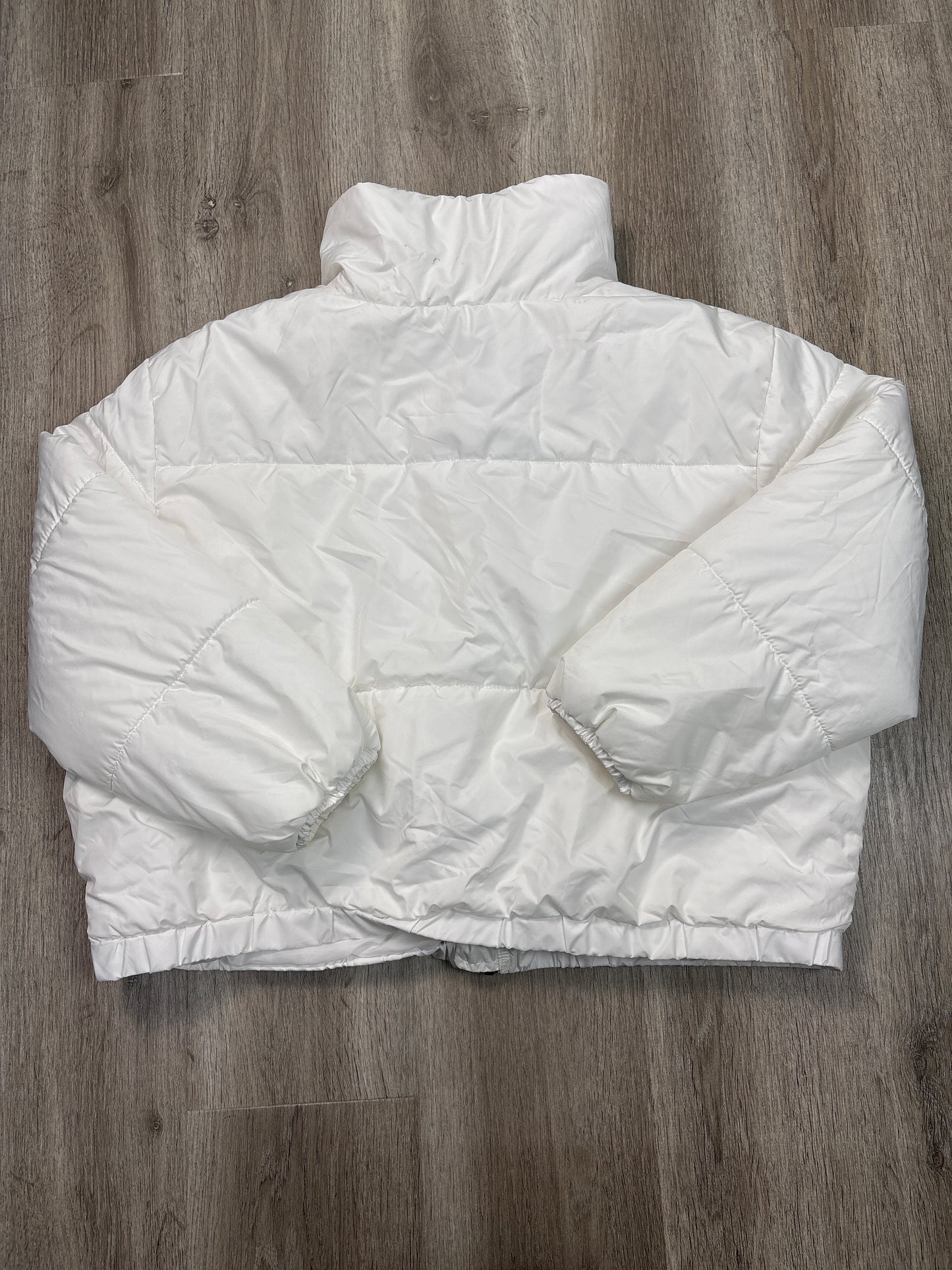 Coat Puffer & Quilted By Wild Fable In White, Size: Xxl