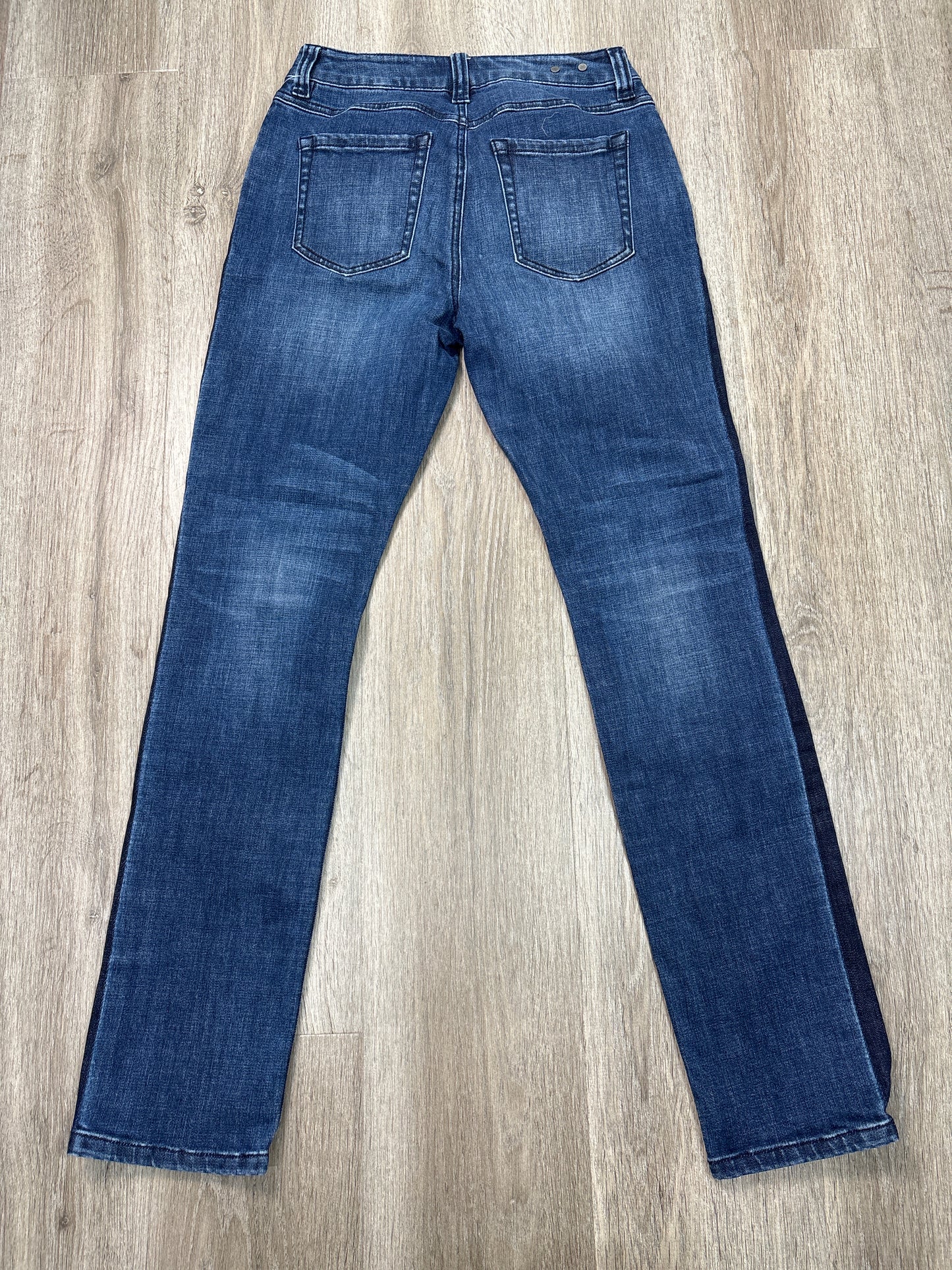 Jeans Straight By Cabi In Blue Denim, Size: 2