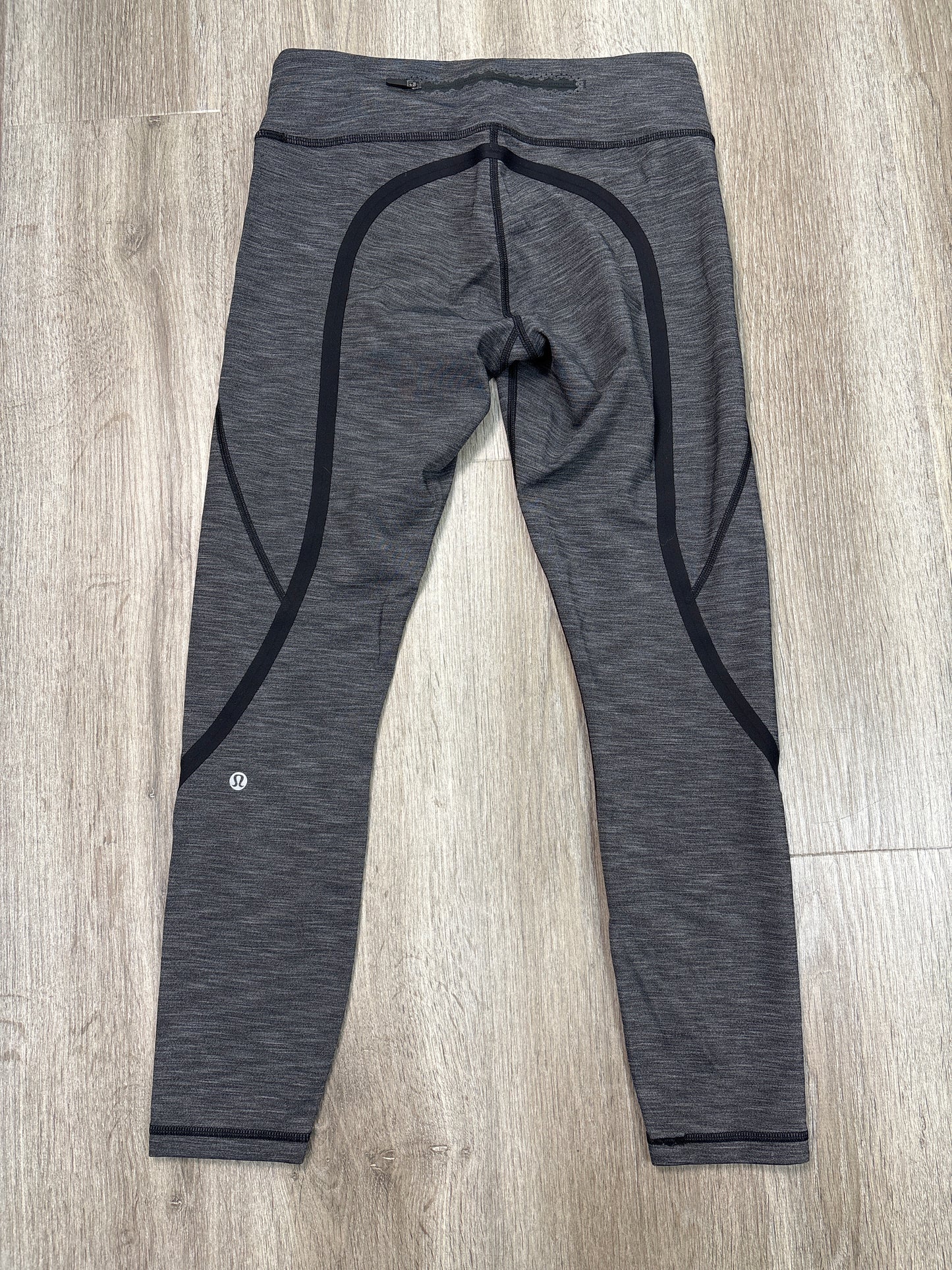 Athletic Leggings By Lululemon In Grey, Size: S