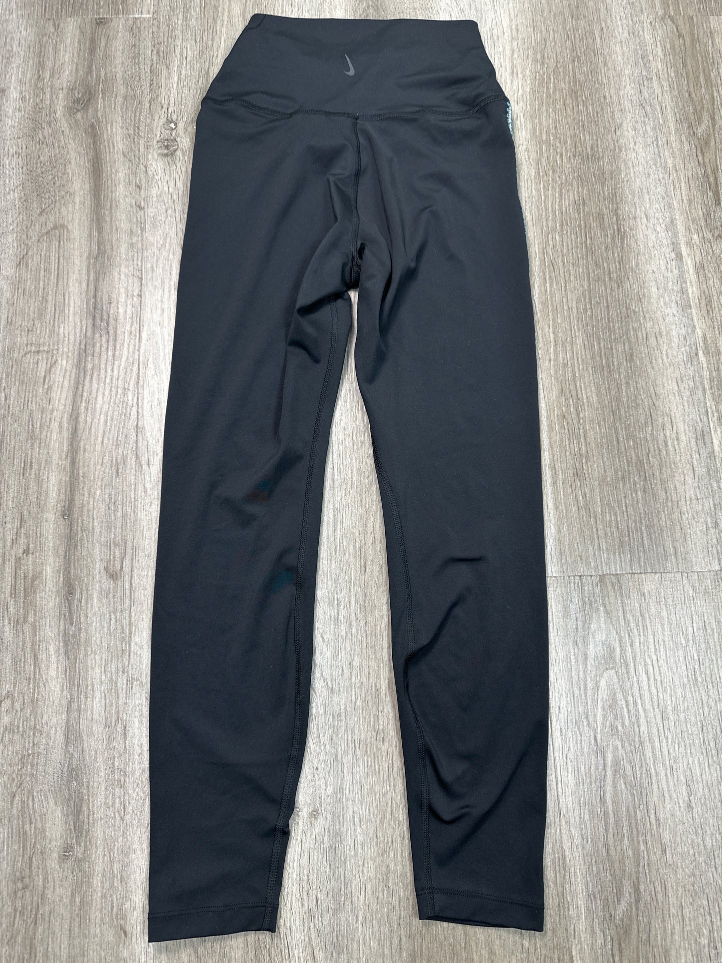 Athletic Leggings By Nike Apparel In Black, Size: S