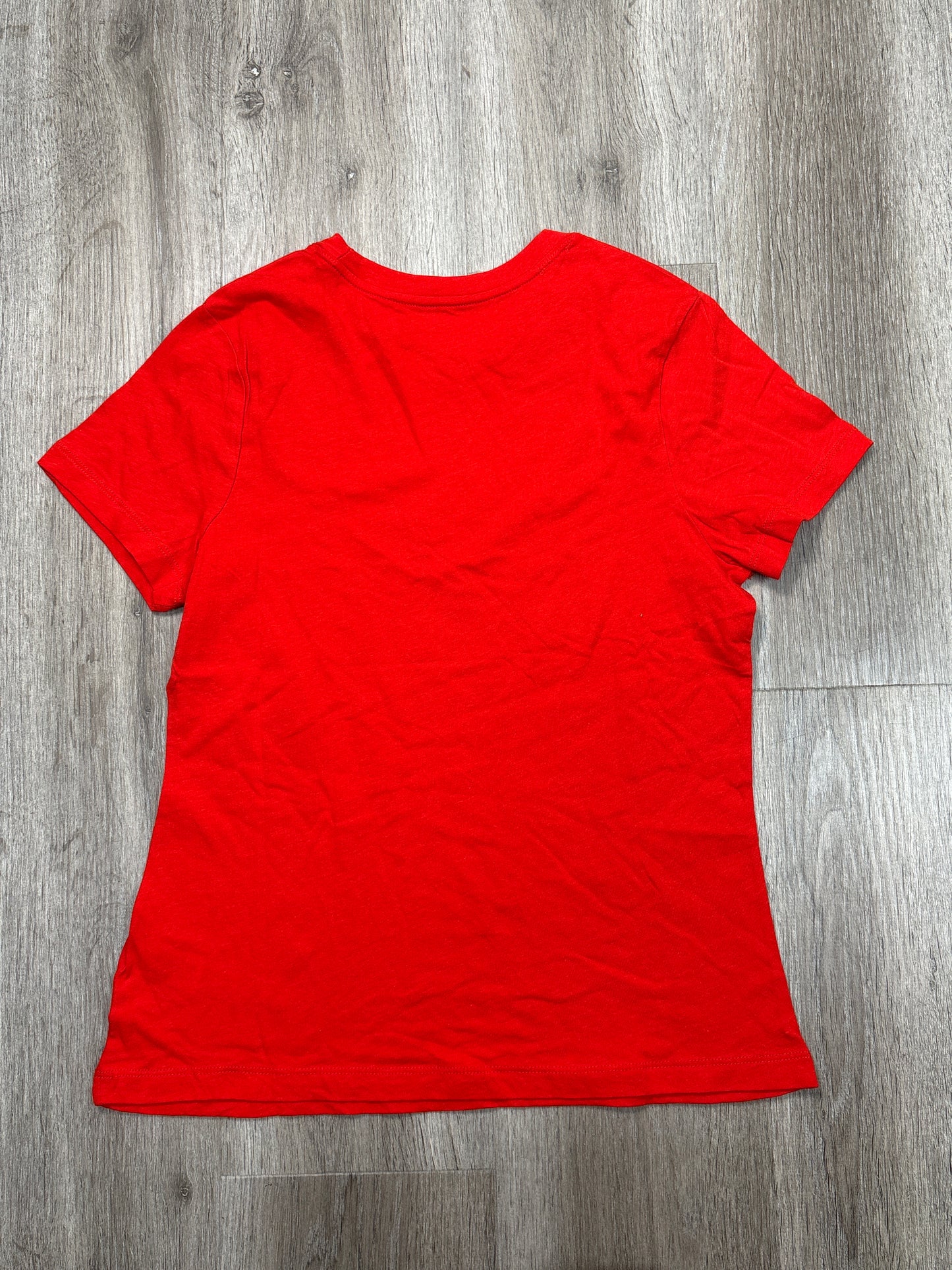 Top Short Sleeve Basic By A New Day In Orange, Size: Xs