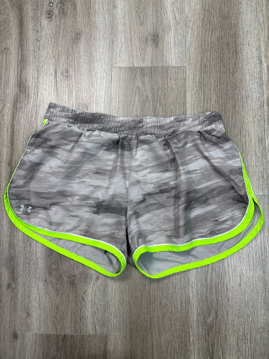 Athletic Shorts By Under Armour In Green, Size: L