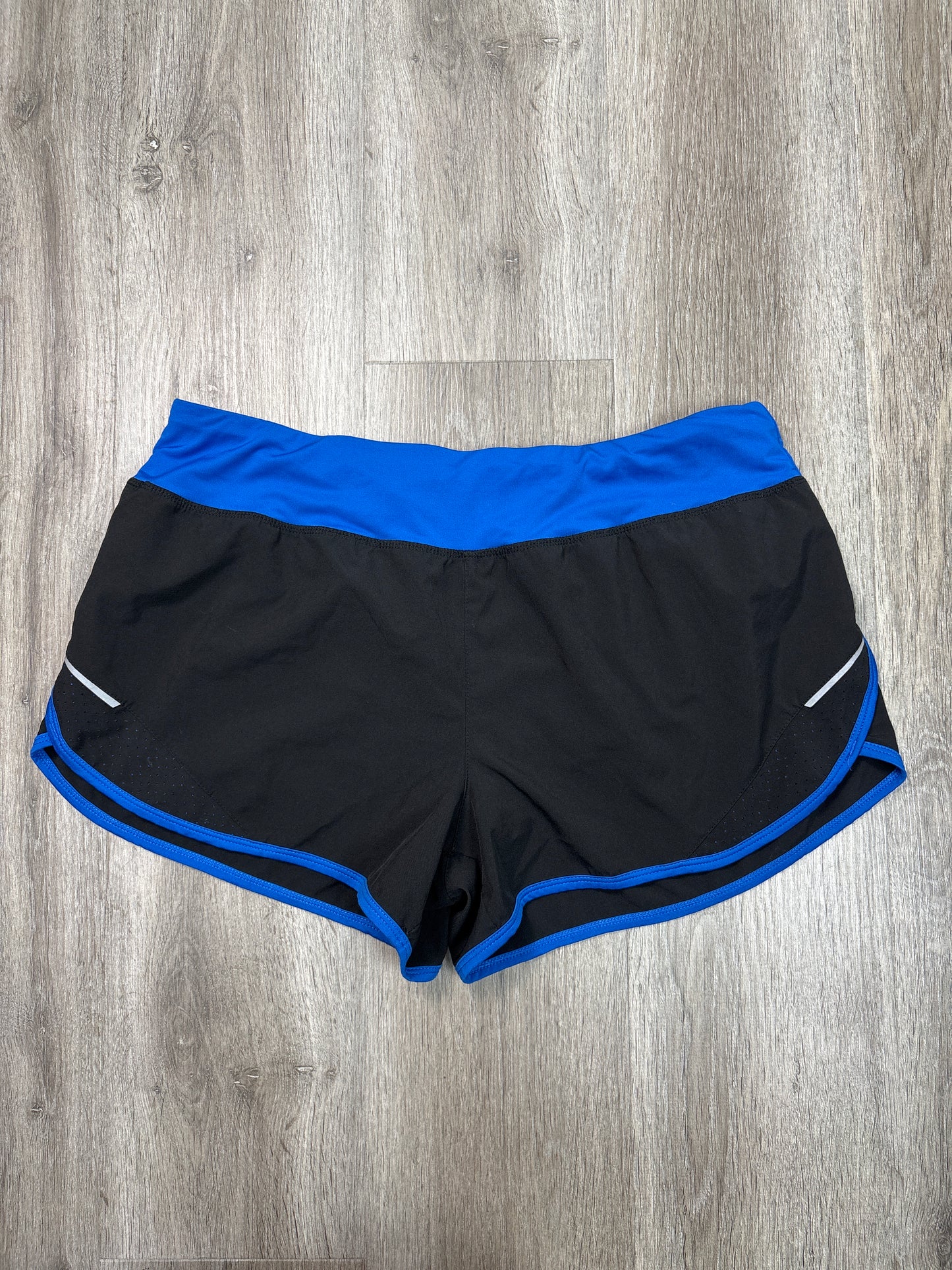 Athletic Shorts By Energy Zone In Black & Blue, Size: L