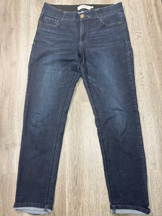 Jeans Straight By City Blues In Blue Denim, Size: 8