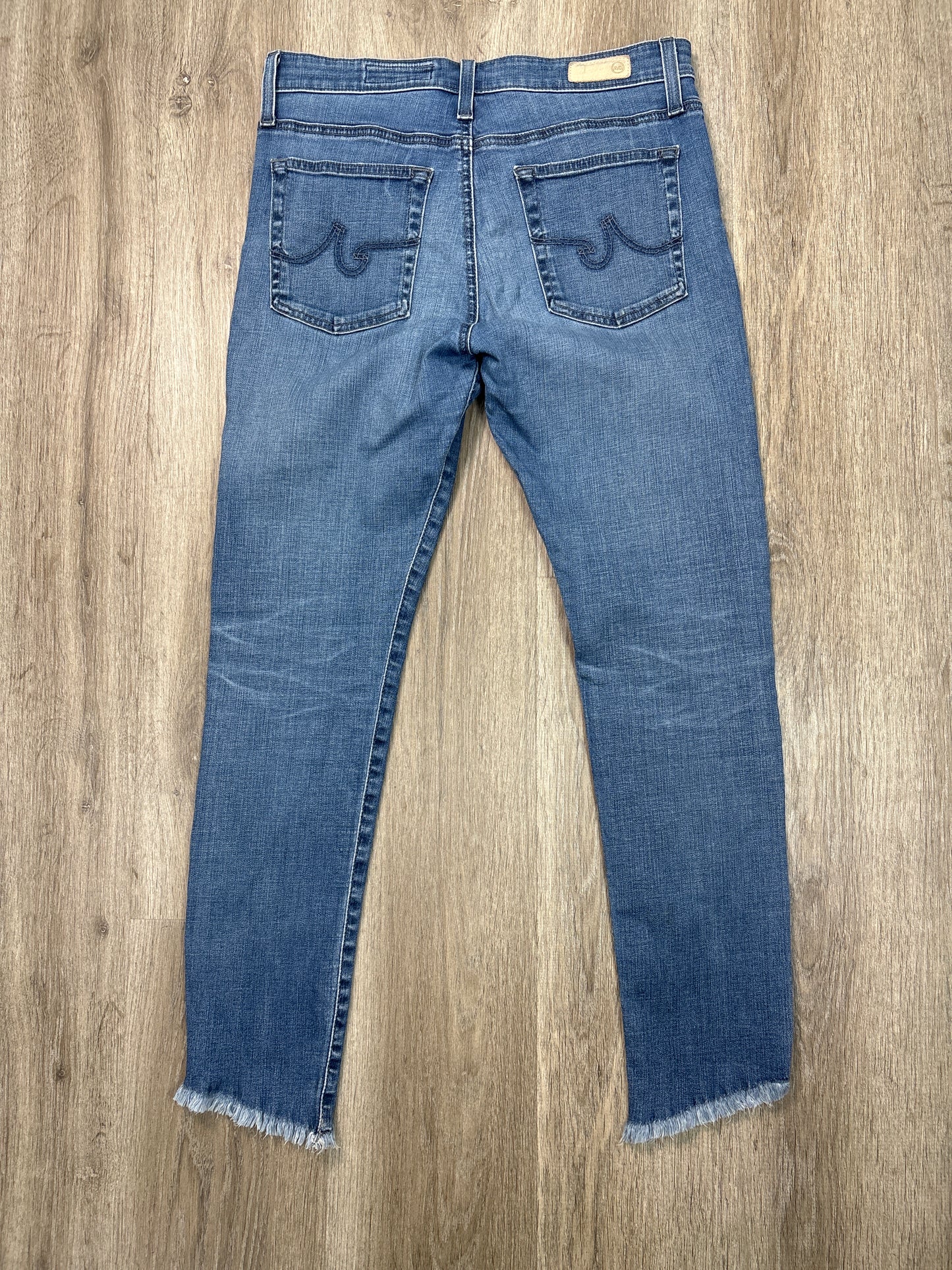 Jeans Skinny By Ag Jeans In Blue Denim, Size: 10