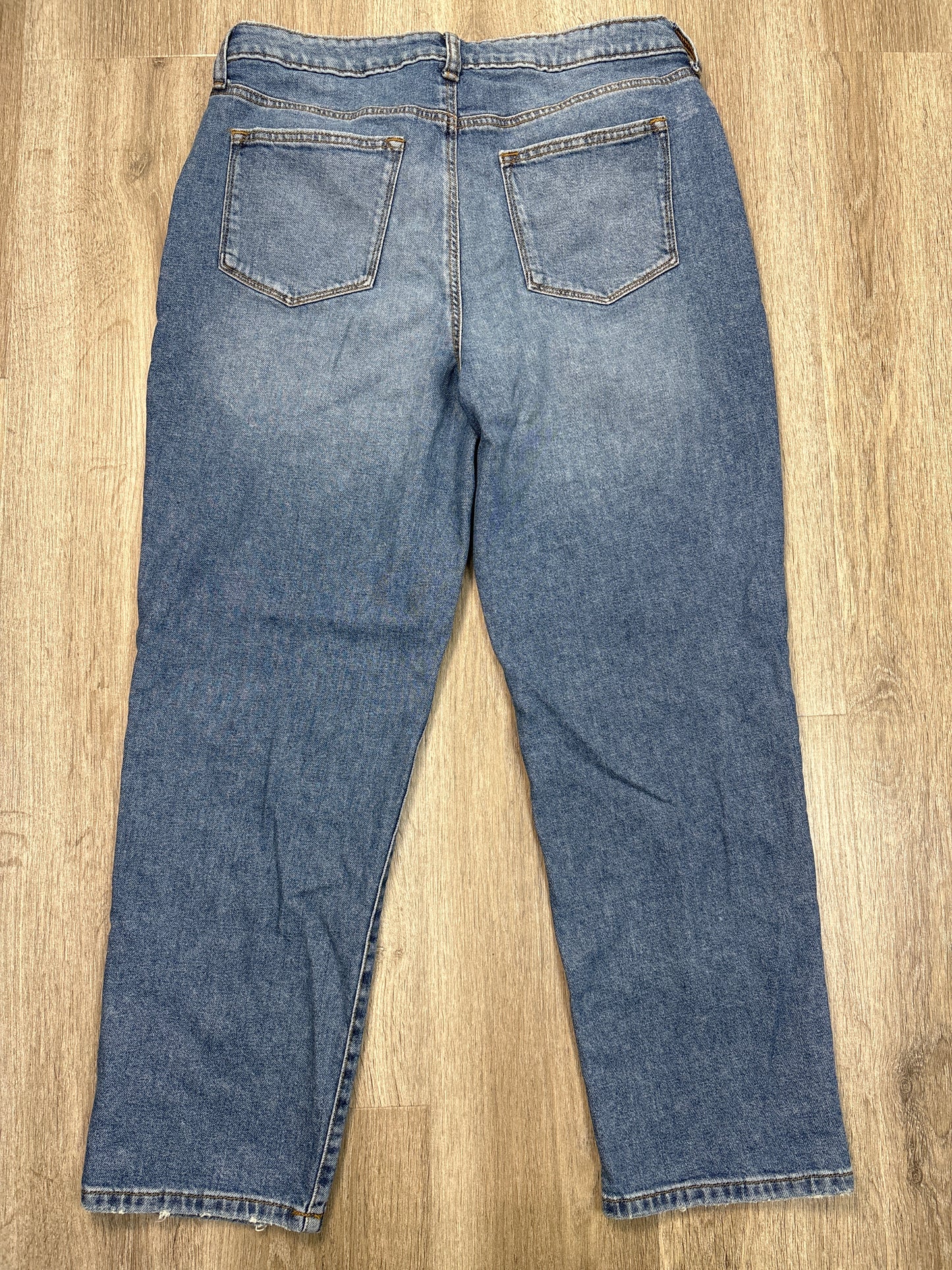 Jeans Straight By Sonoma In Blue Denim, Size: 12