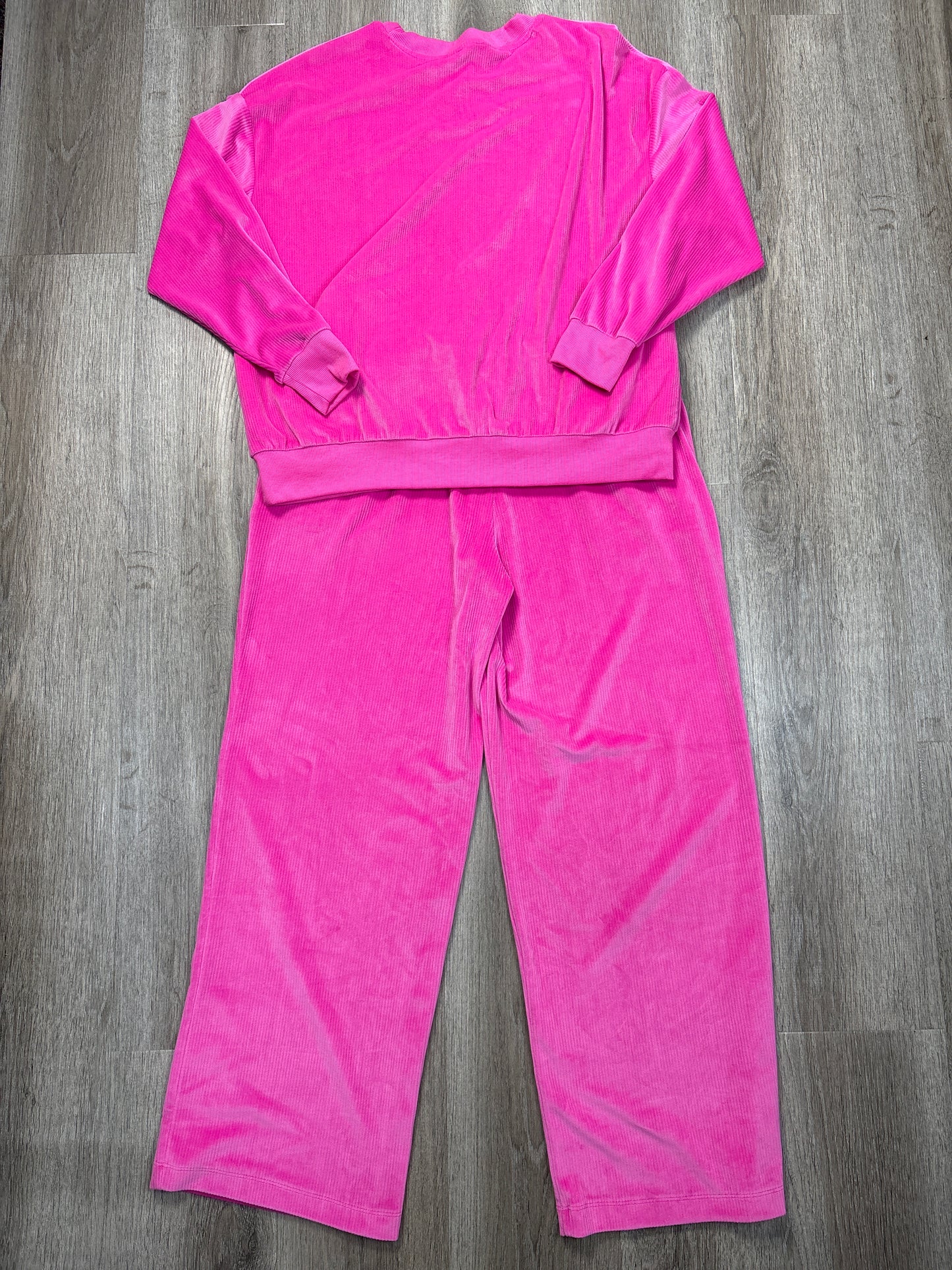 Pants Set 2pc By Joyspun In Pink, Size: L