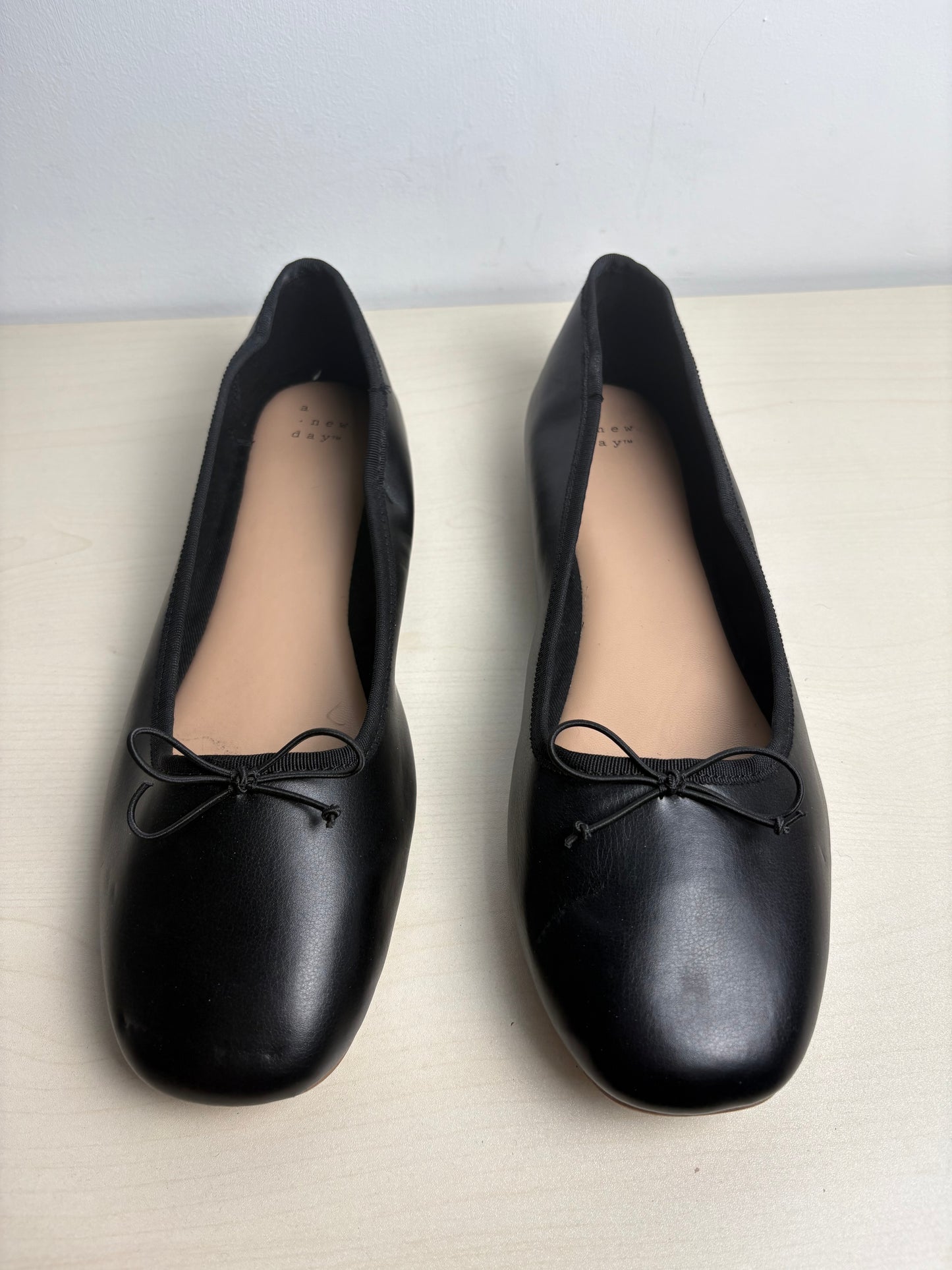 Shoes Flats By A New Day In Black, Size: 11