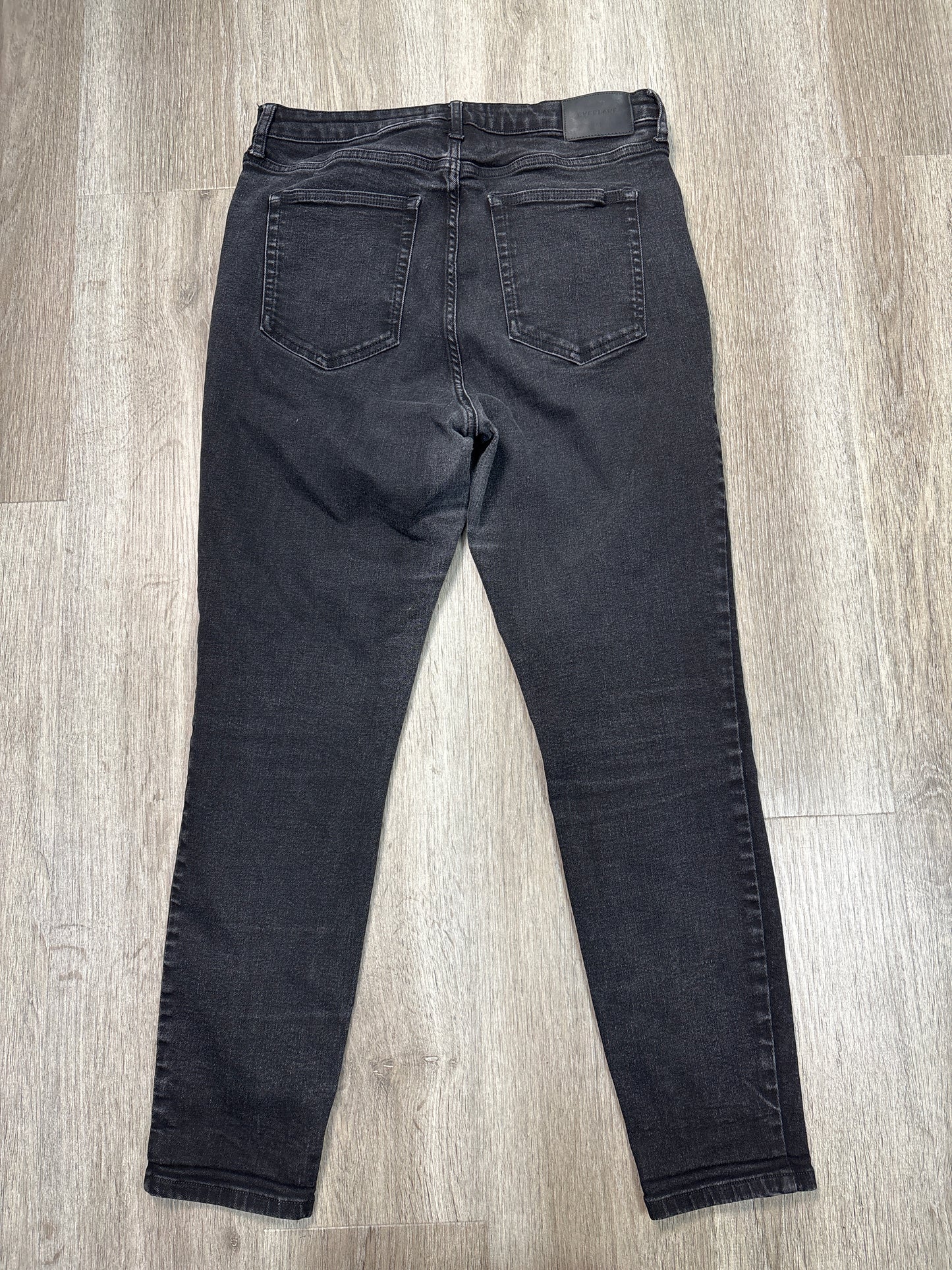 Jeans Skinny By Everlane In Black Denim, Size: 14