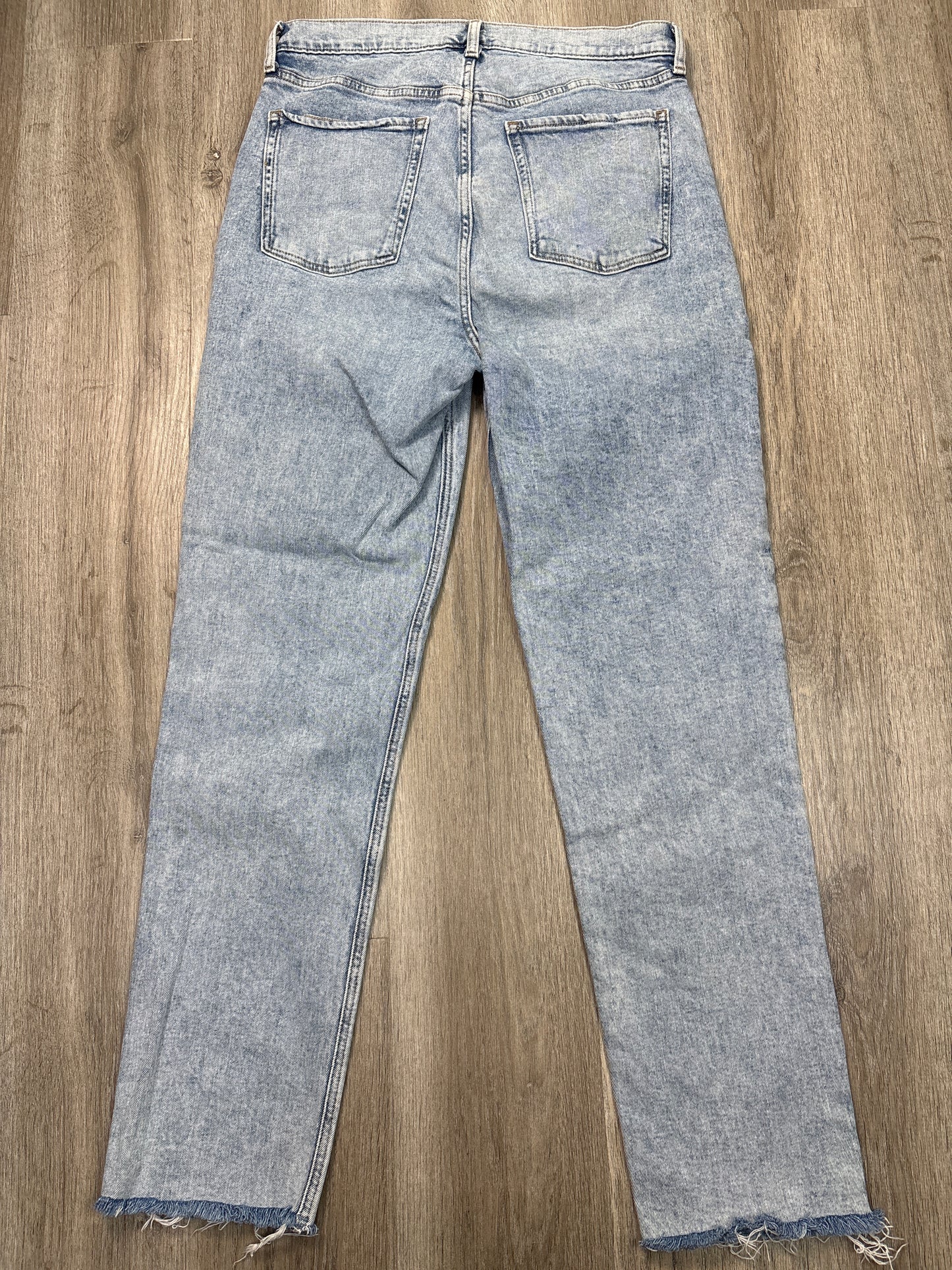 Jeans Straight By Old Navy In Blue Denim, Size: 12